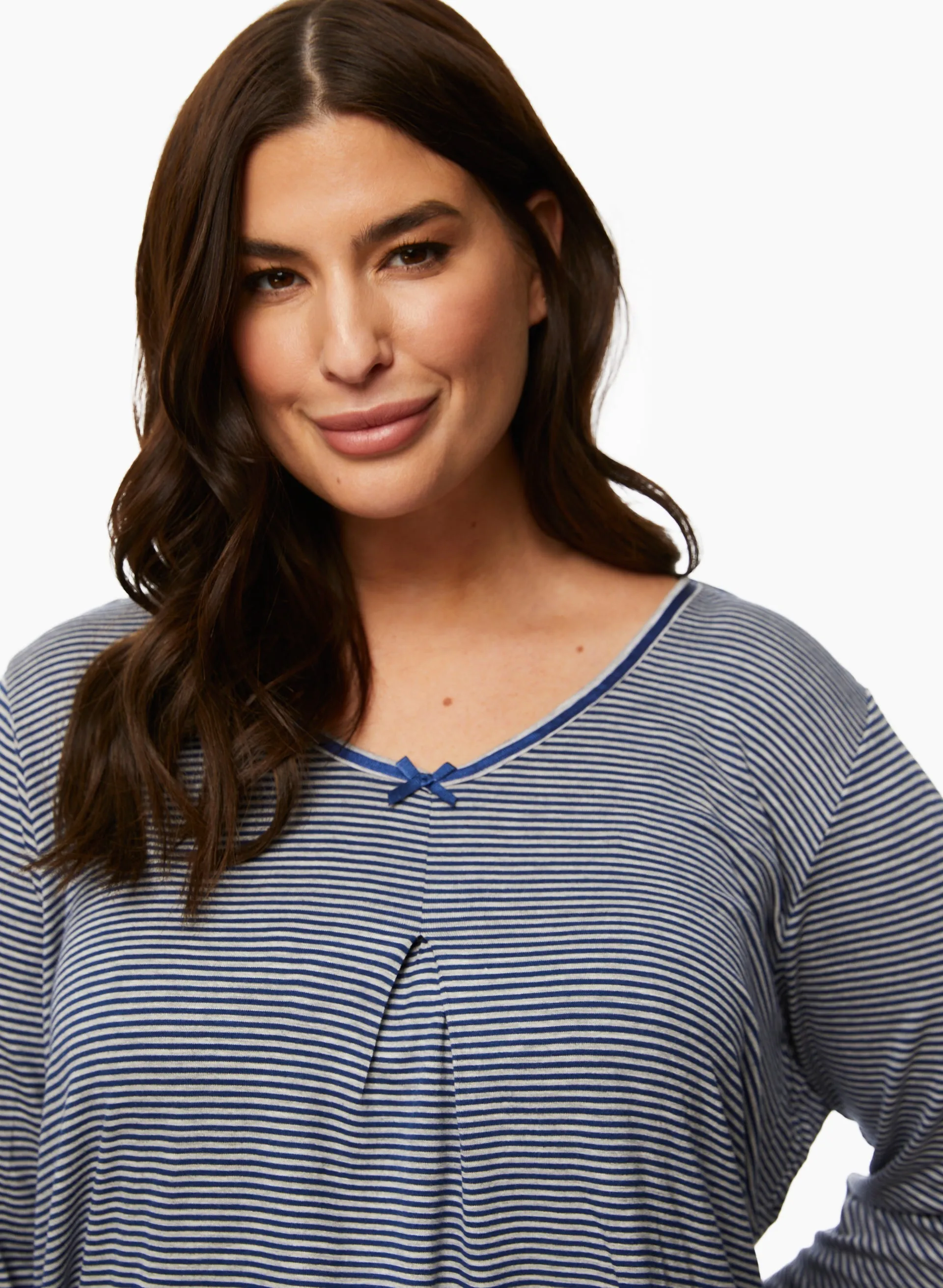 Stripe Print Pyjama Set sold by Laura product image thumbnail 5