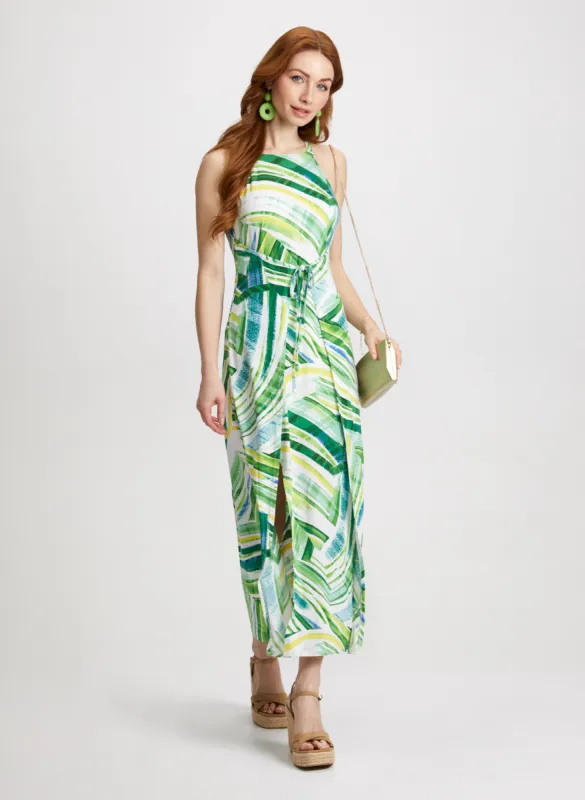 Abstract Pattern Midi Dress sold by Laura