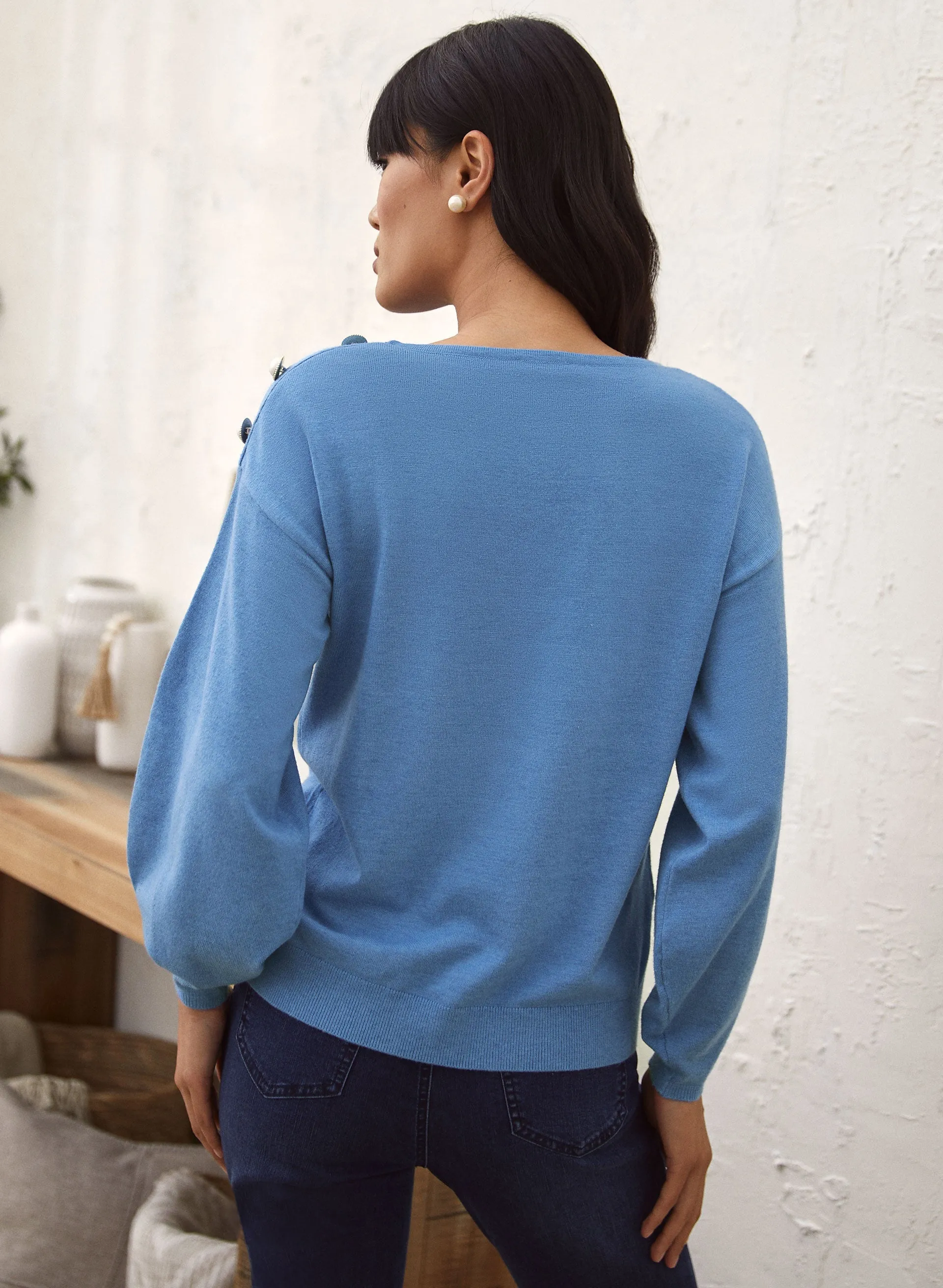 Button Detail Sweater sold by Laura product image thumbnail 4