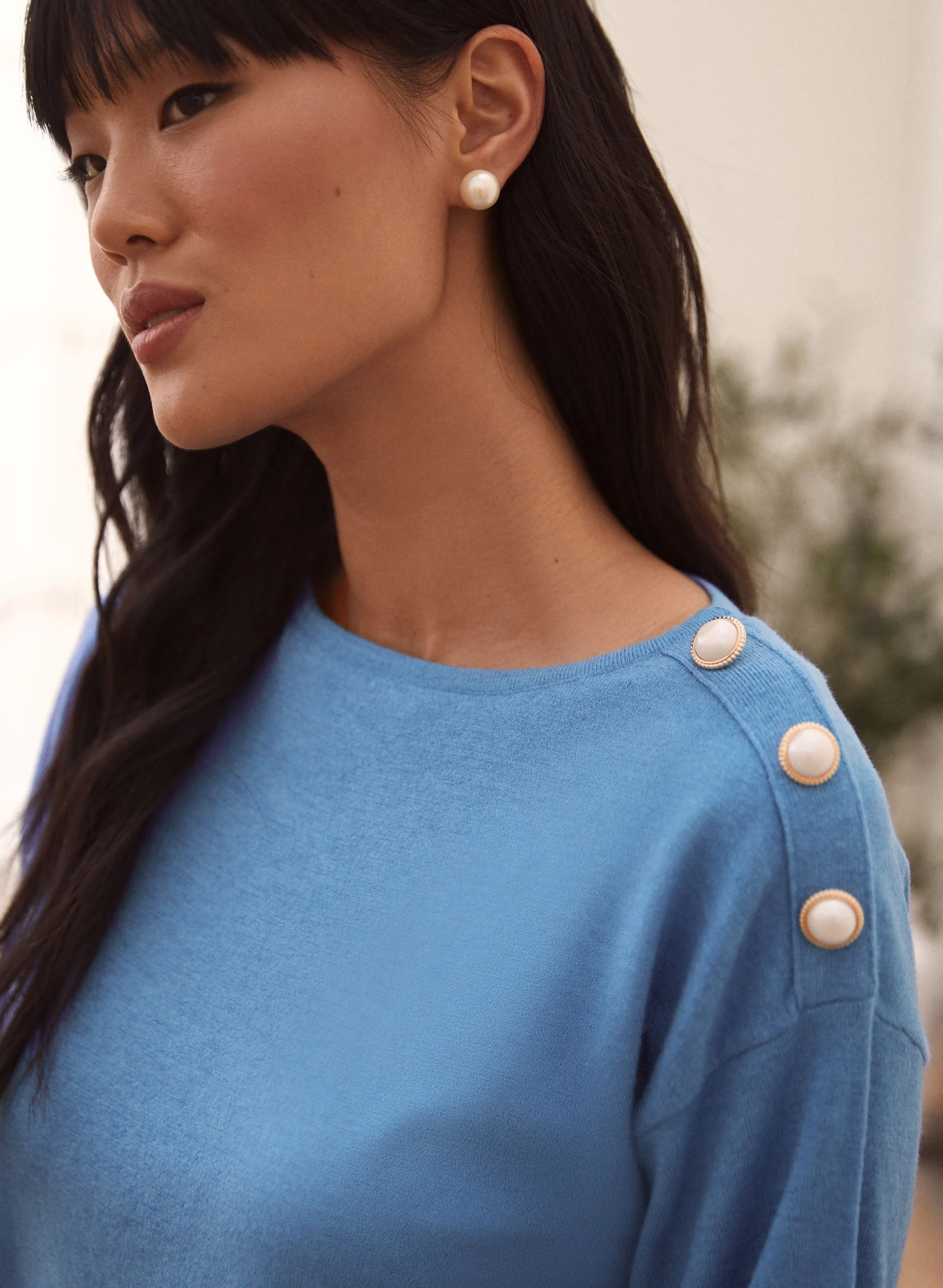 Button Detail Sweater sold by Laura product image thumbnail 2