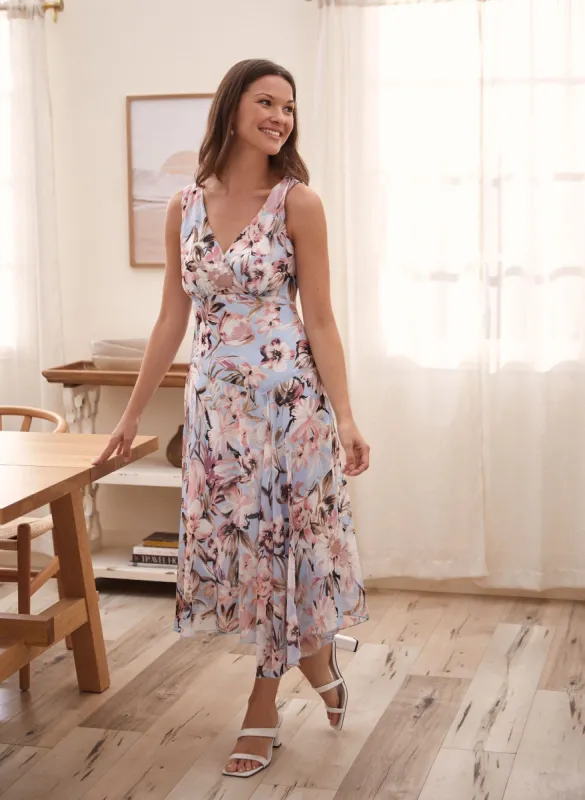 Floral Print Chiffon Dress sold by Laura