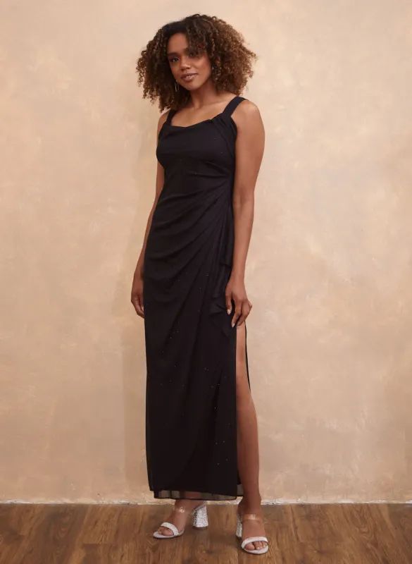 Ruched Flounce Dress sold by Laura