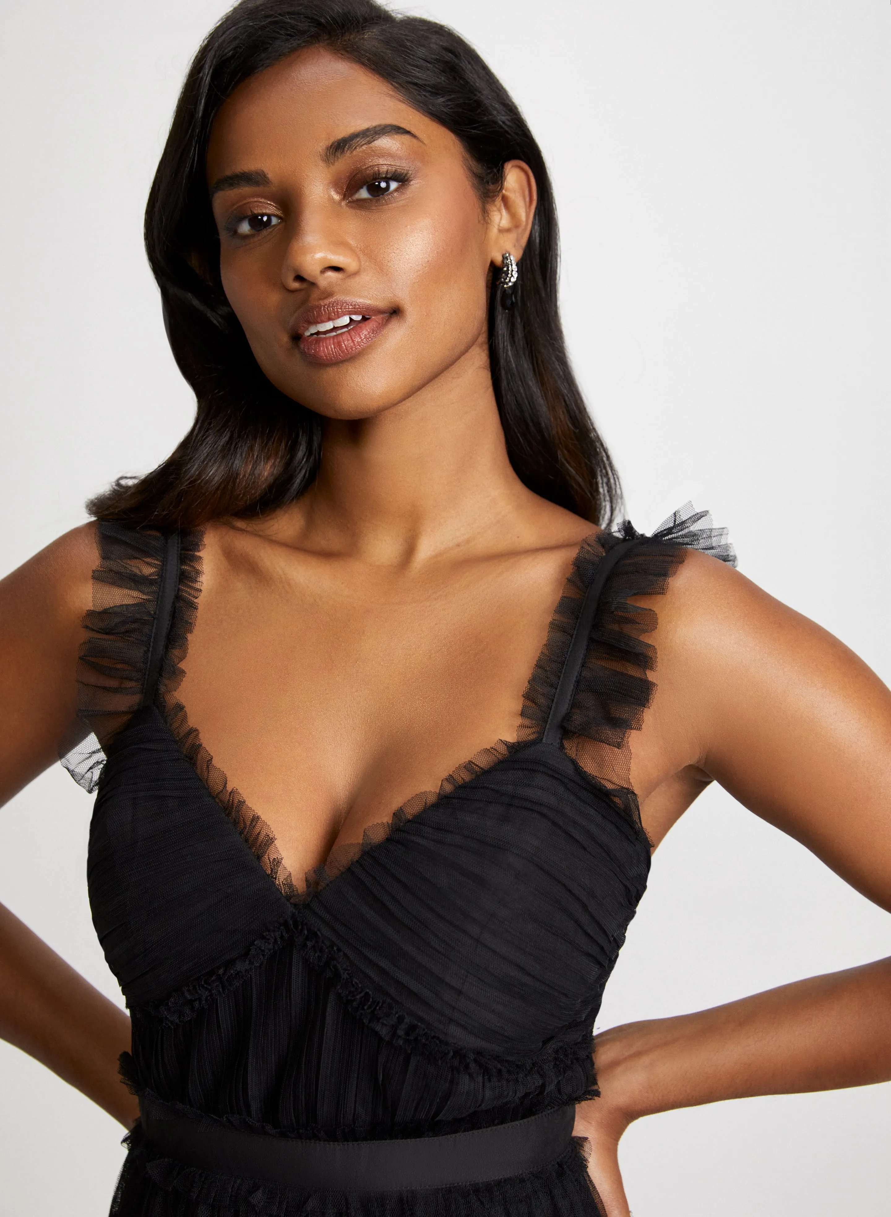 Ruffled Tulle Gown sold by Laura product image thumbnail 5