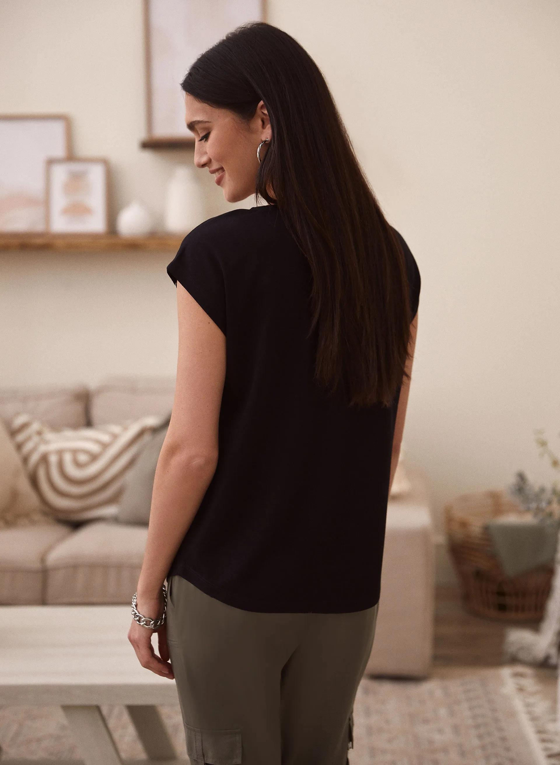 Paisley Detail Tee sold by Laura product image thumbnail 4