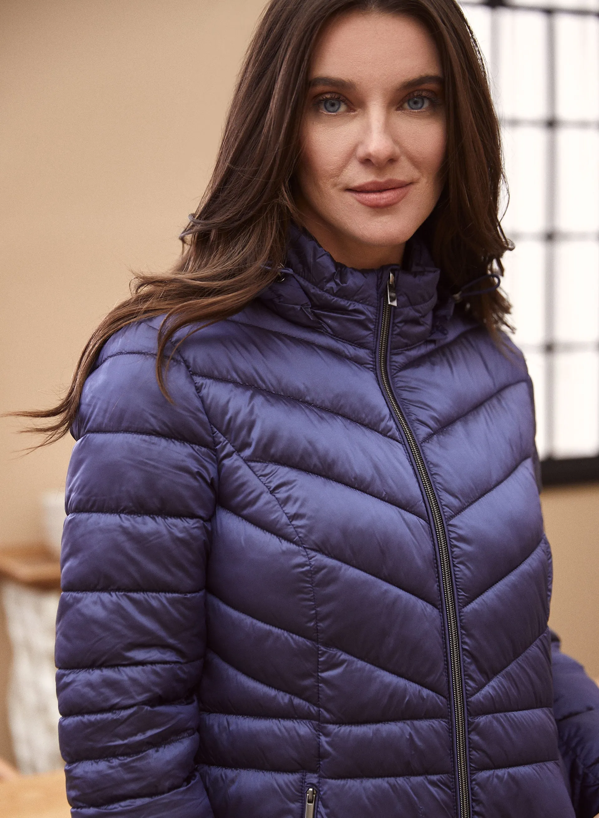 Packable Vegan Down Quilted Coat sold by Laura product image thumbnail 4