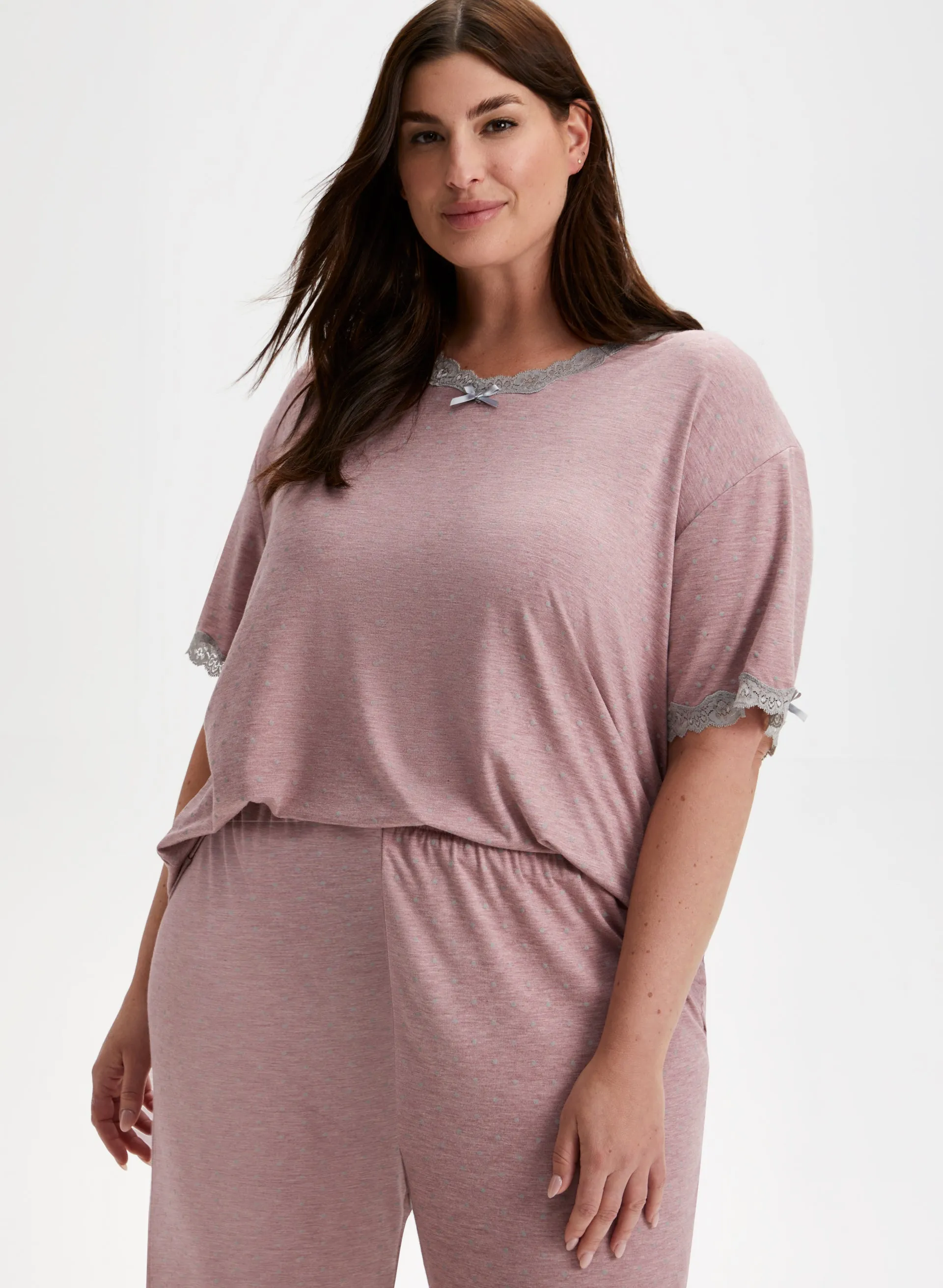 Dot Print Pyjama Set sold by Laura product image thumbnail 5