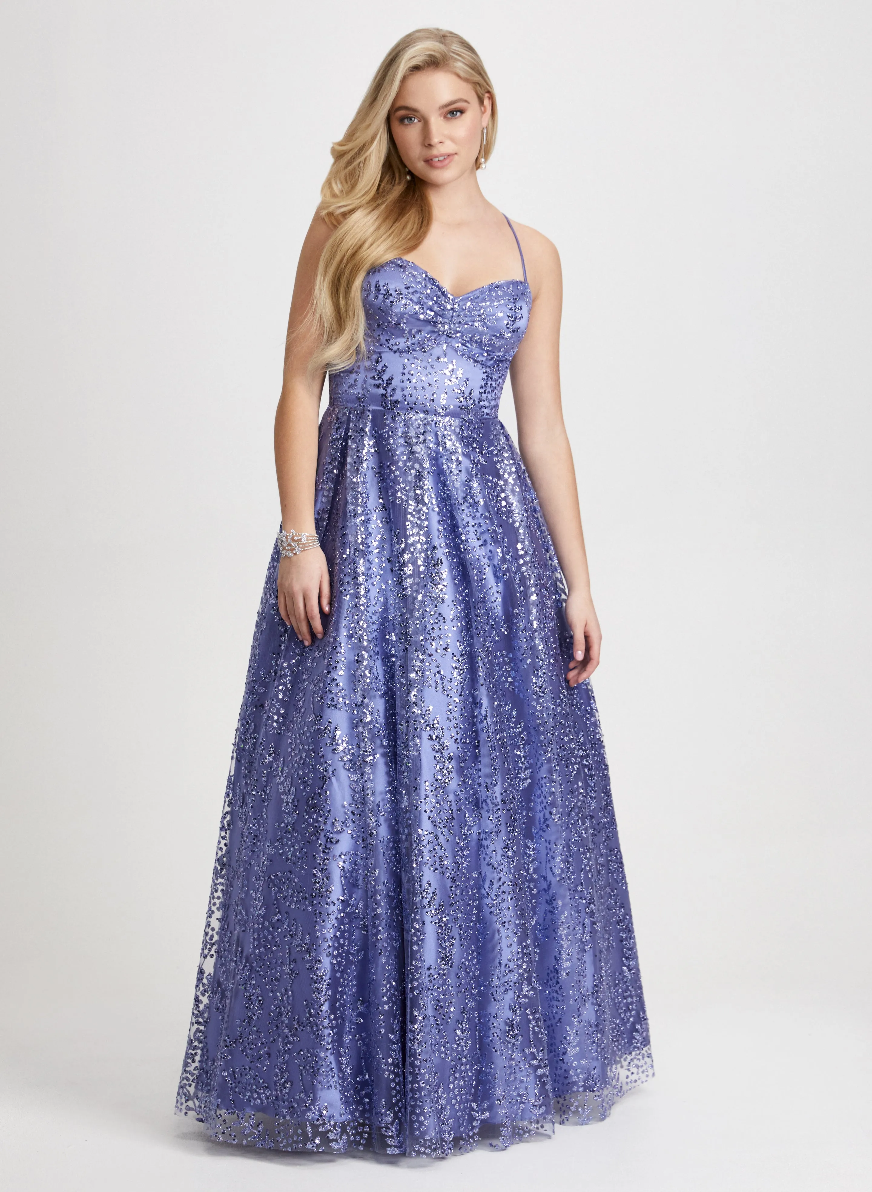 Corset-Style Sequin Detail Dress sold by Laura