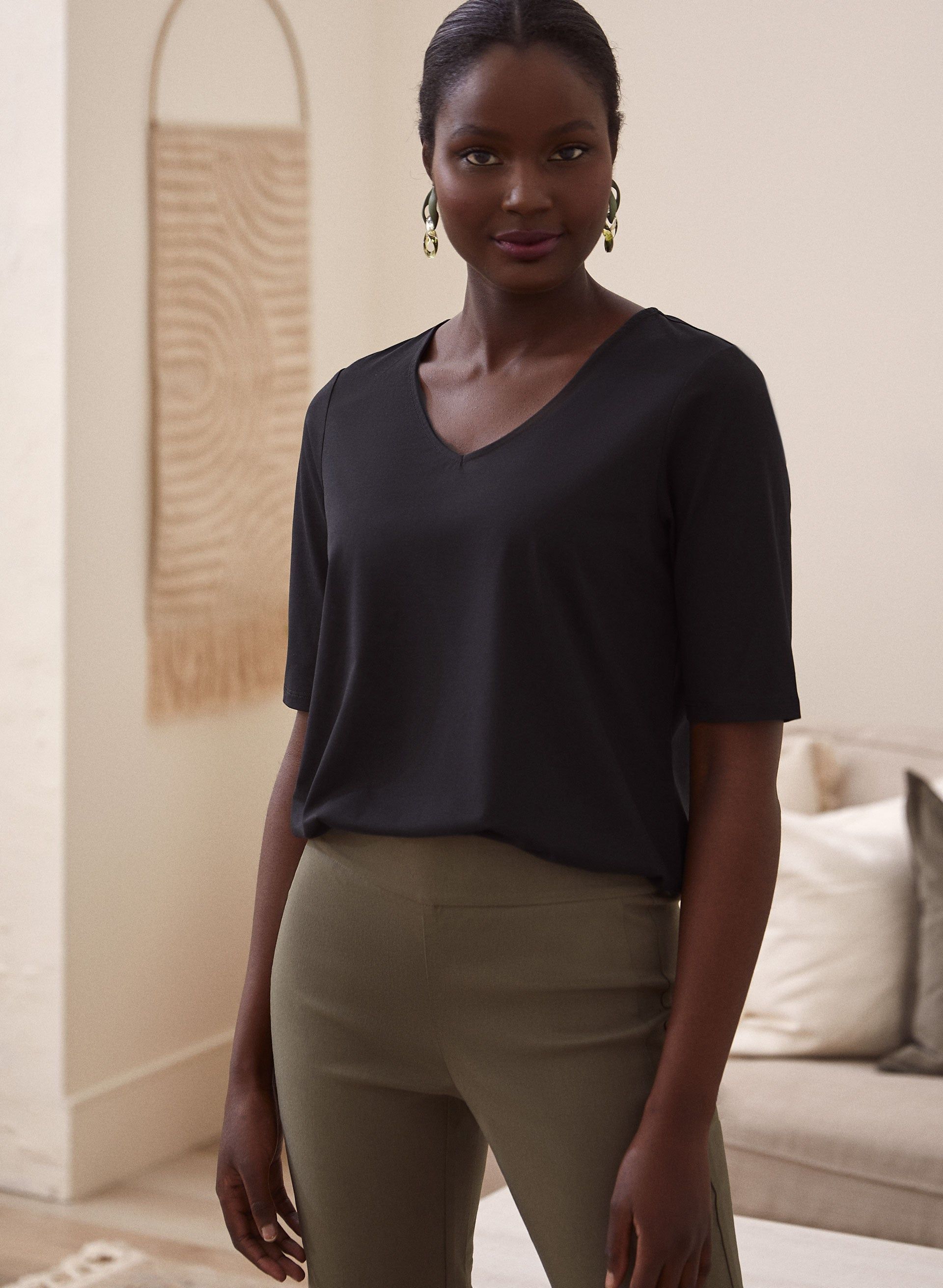 Elbow Sleeve Tee sold by Laura