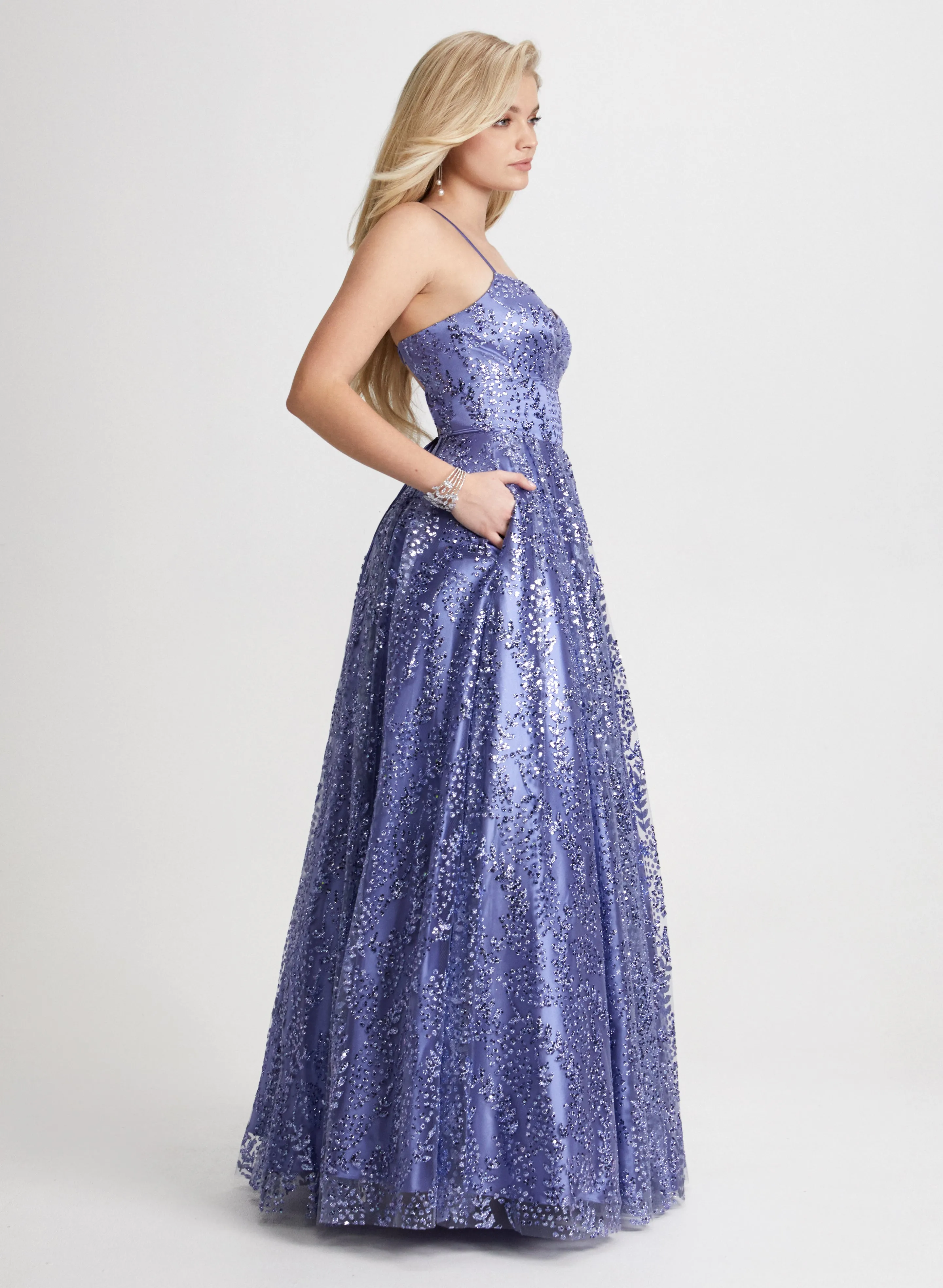 Corset-Style Sequin Detail Dress sold by Laura product image thumbnail 2