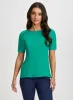 Button Detail Peplum Top sold by Laura