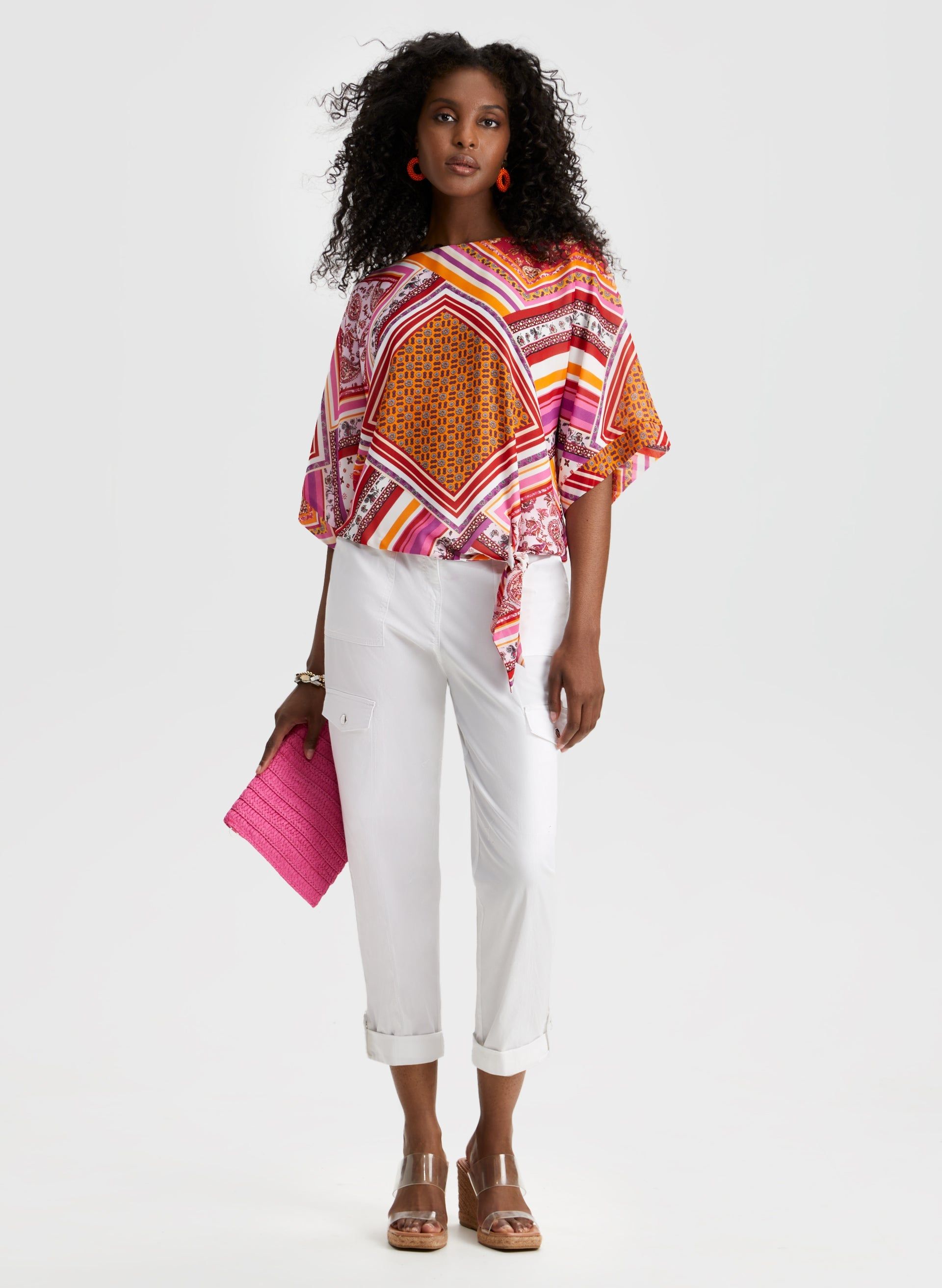 Patchwork Print Blouse sold by Laura product image thumbnail 4