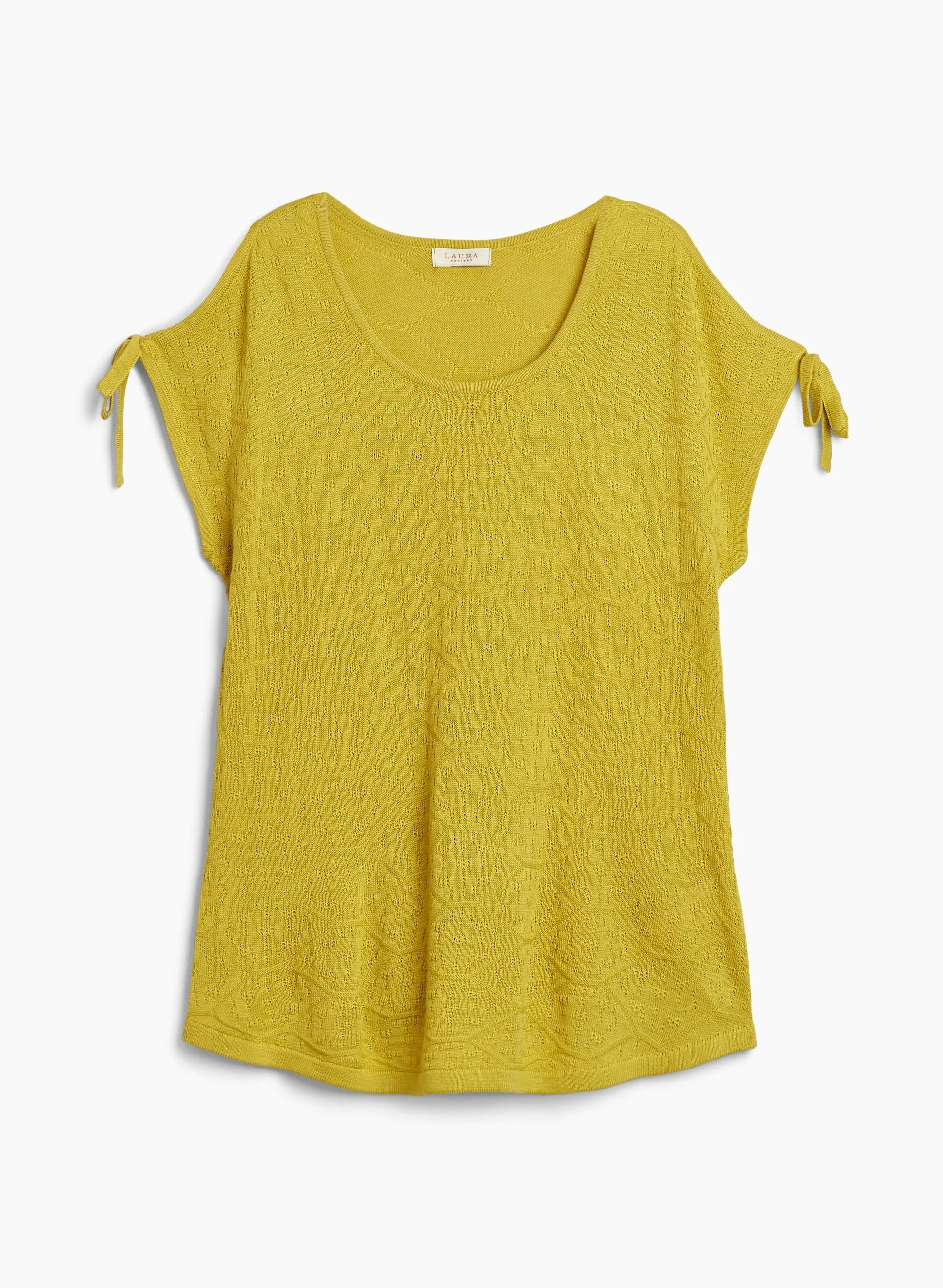 Knot Detail Pointelle Sweater sold by Laura product image thumbnail 2