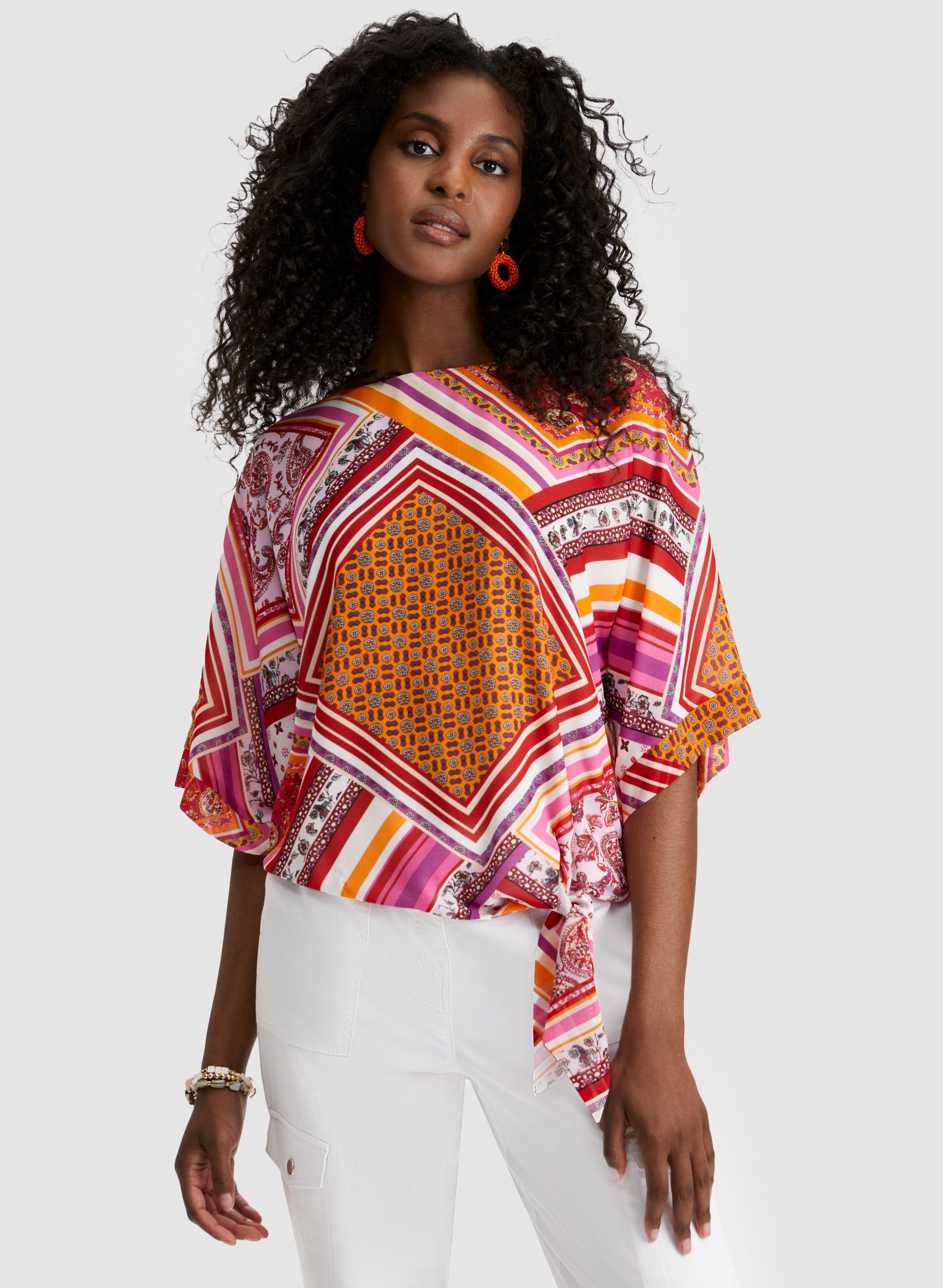 Patchwork Print Blouse sold by Laura product image thumbnail 5