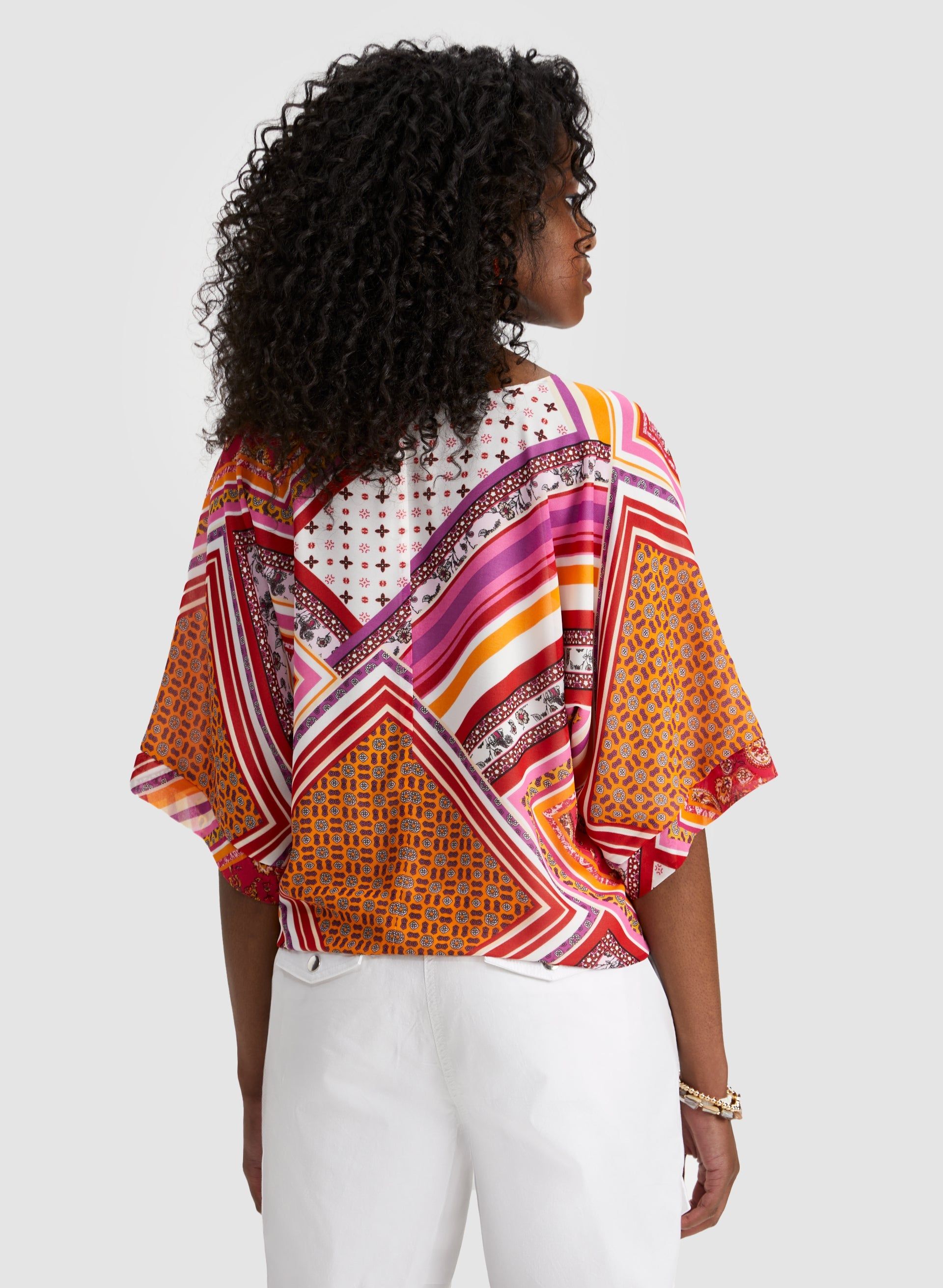 Patchwork Print Blouse sold by Laura product image thumbnail 2