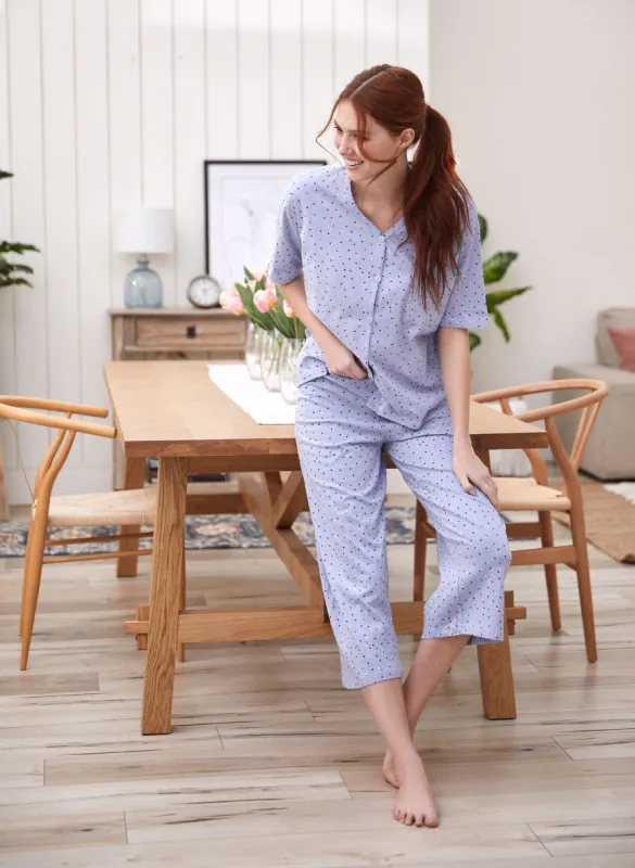 Dot Print Pyjama Set sold by Laura