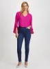 Flutter Sleeve V-Neck Blouse sold by Laura
