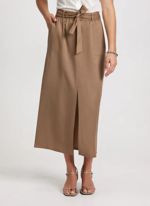 Front Slit Midi Skirt sold by Laura