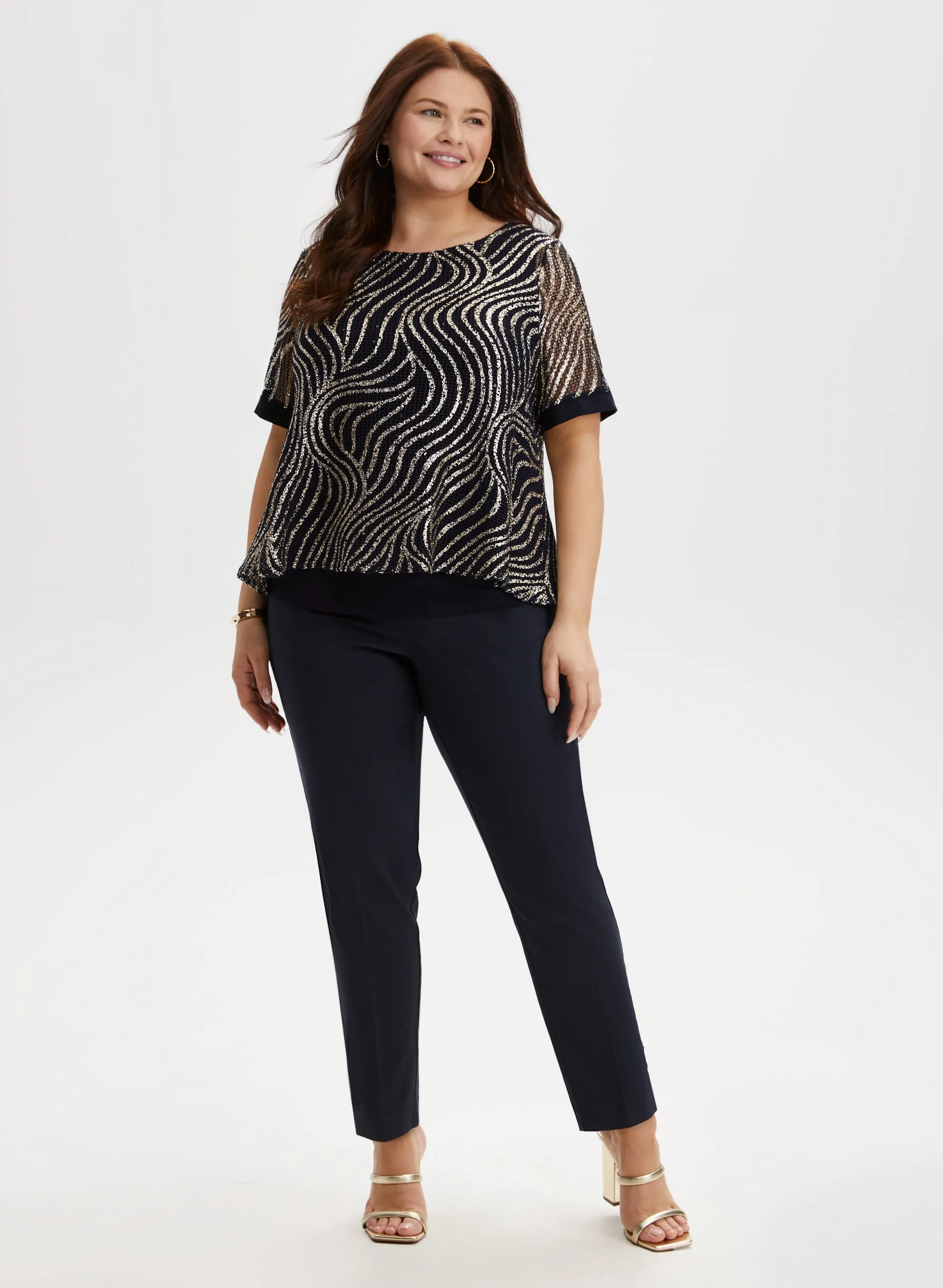 Slim Leg Pull-On Pants sold by Laura product image thumbnail 3