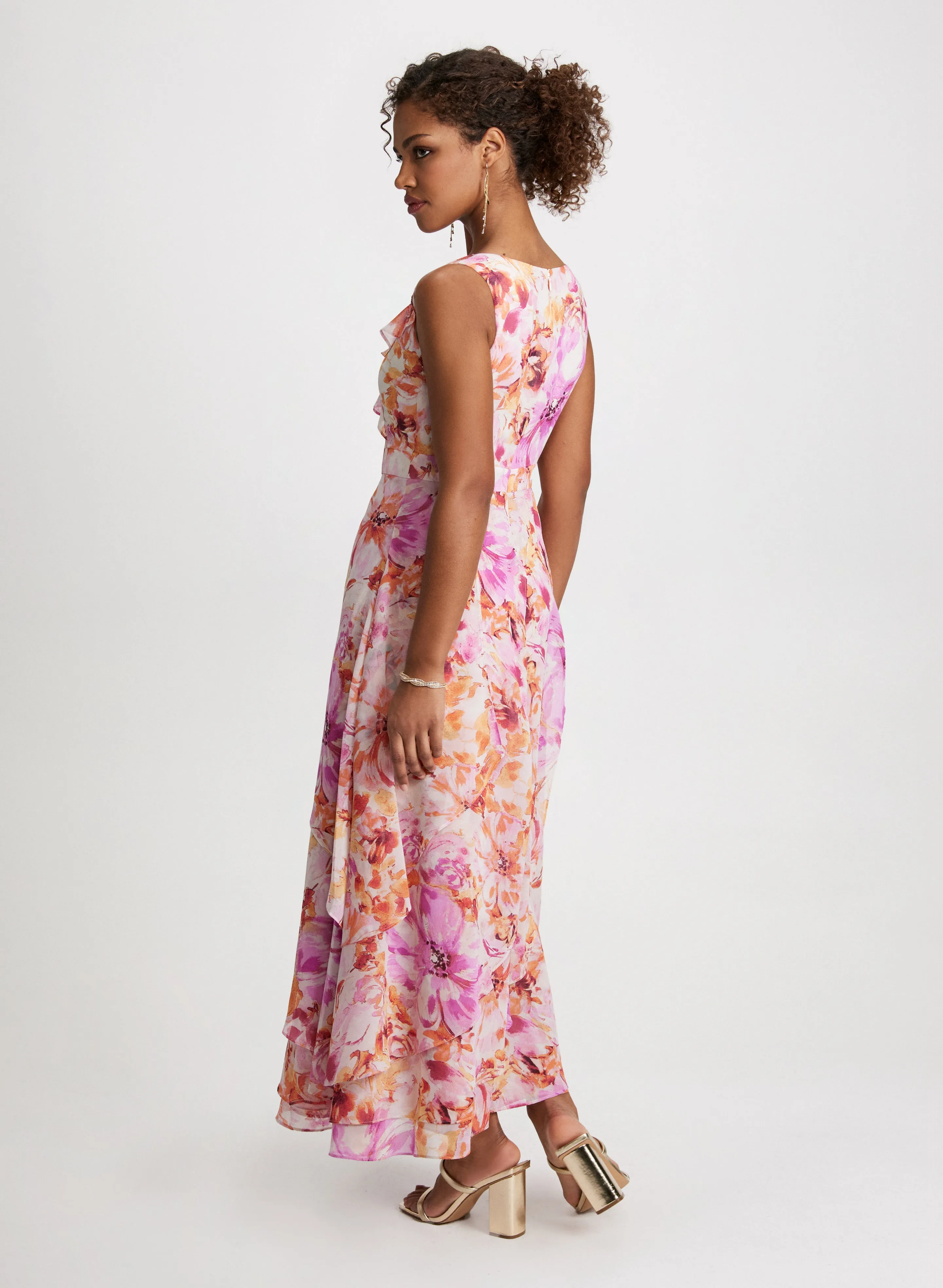 Floral Chiffon Maxi Dress sold by Laura product image thumbnail 2