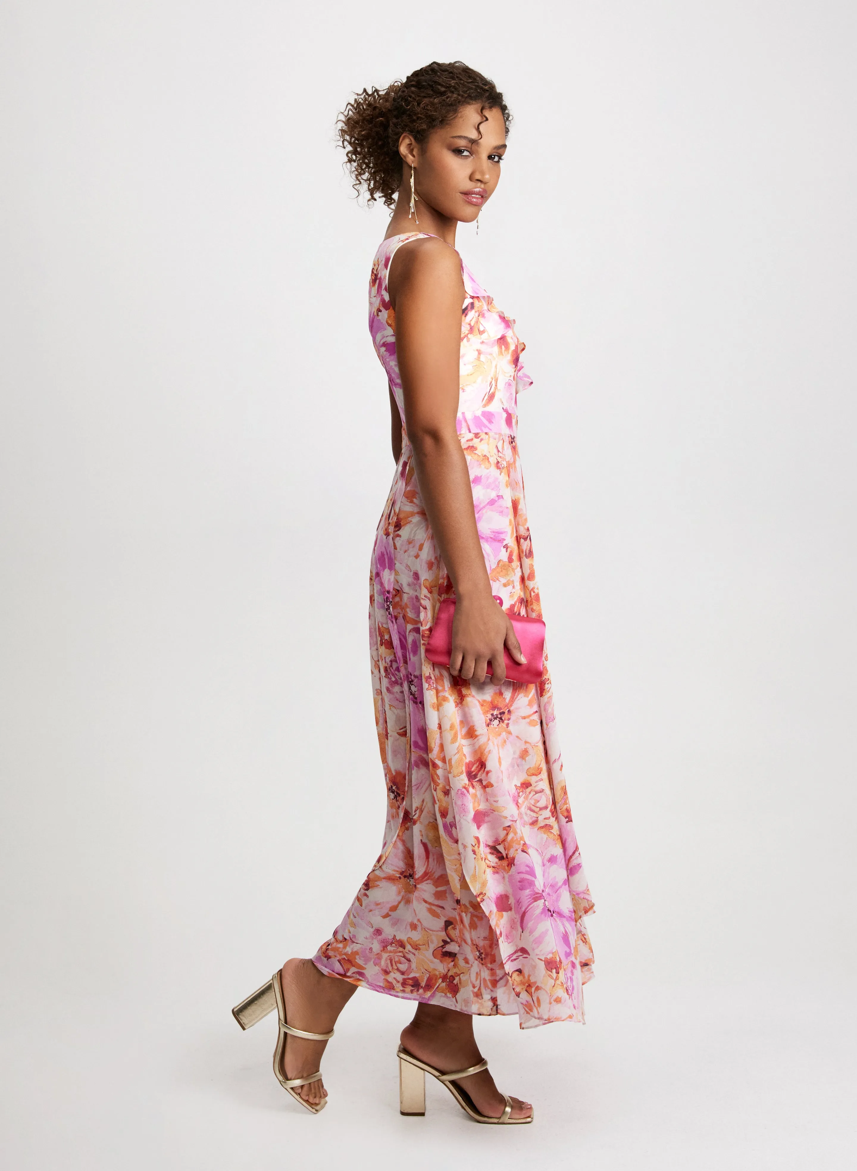 Floral Chiffon Maxi Dress sold by Laura product image thumbnail 3