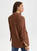 Gathered Tie Sleeve Blazer sold by Laura