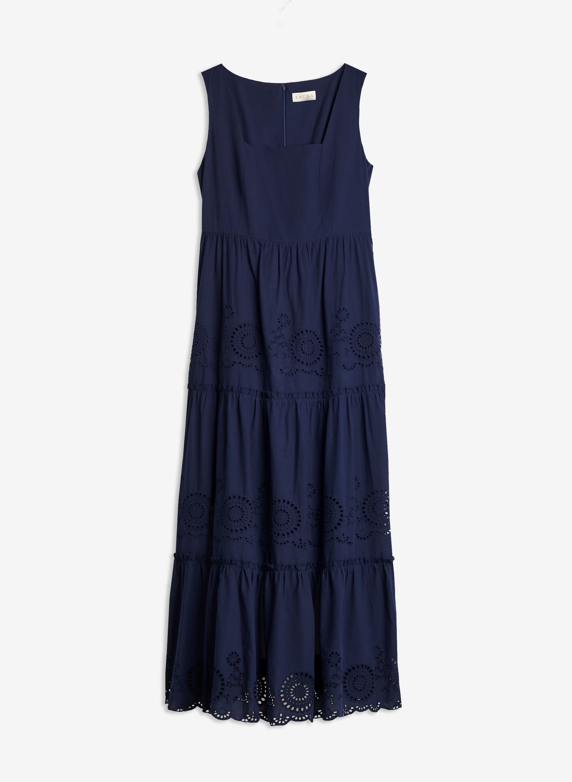 Eyelet Detail Cotton Maxi Dress sold by Laura product image thumbnail 4