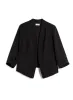 Pleated Sleeve Open Front Jacket sold by Laura