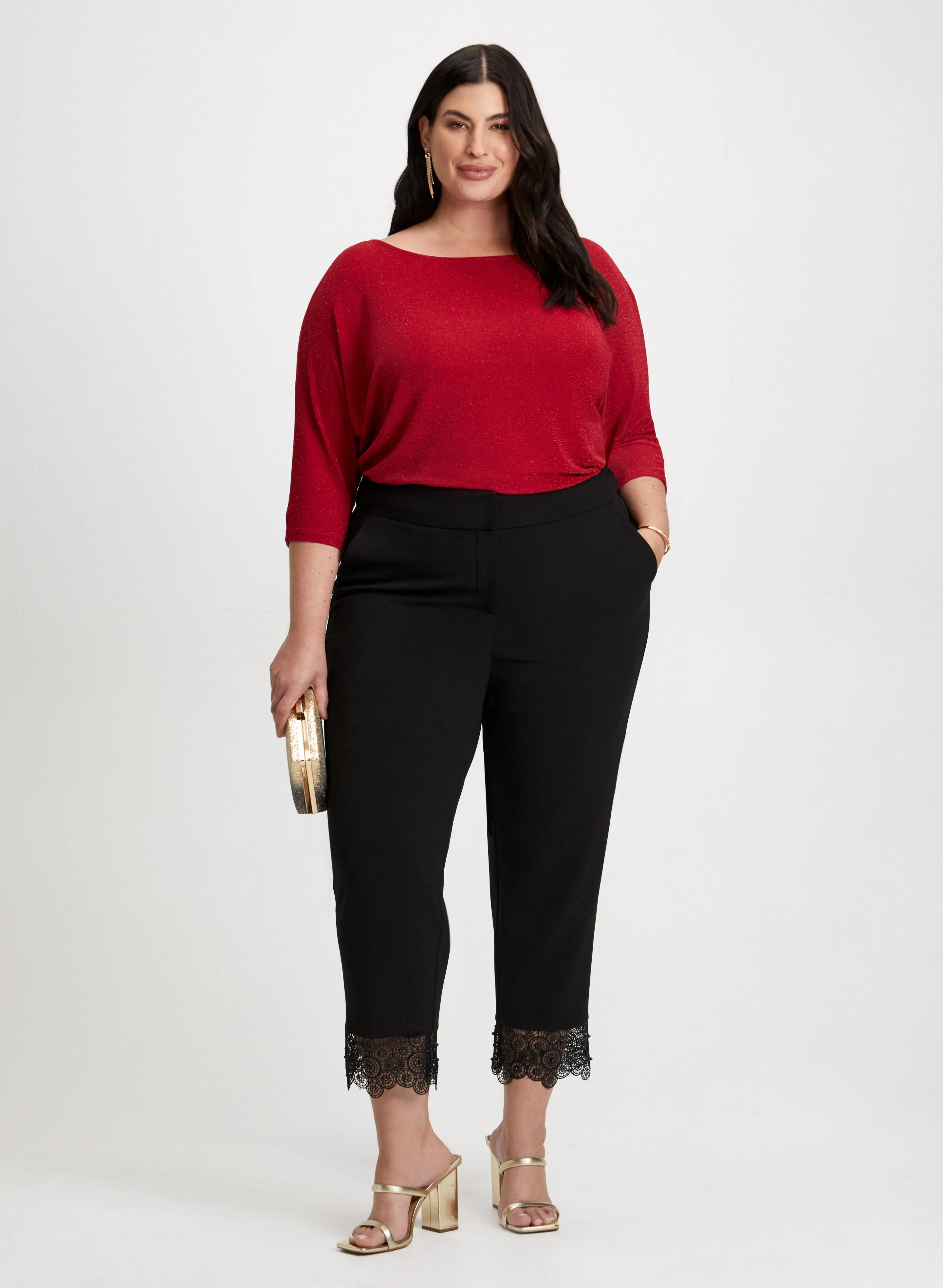 3/4 Sleeve Knit Top sold by Laura product image thumbnail 3