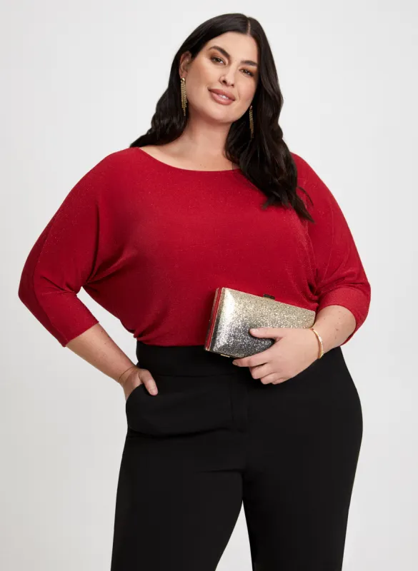 3/4 Sleeve Knit Top sold by Laura