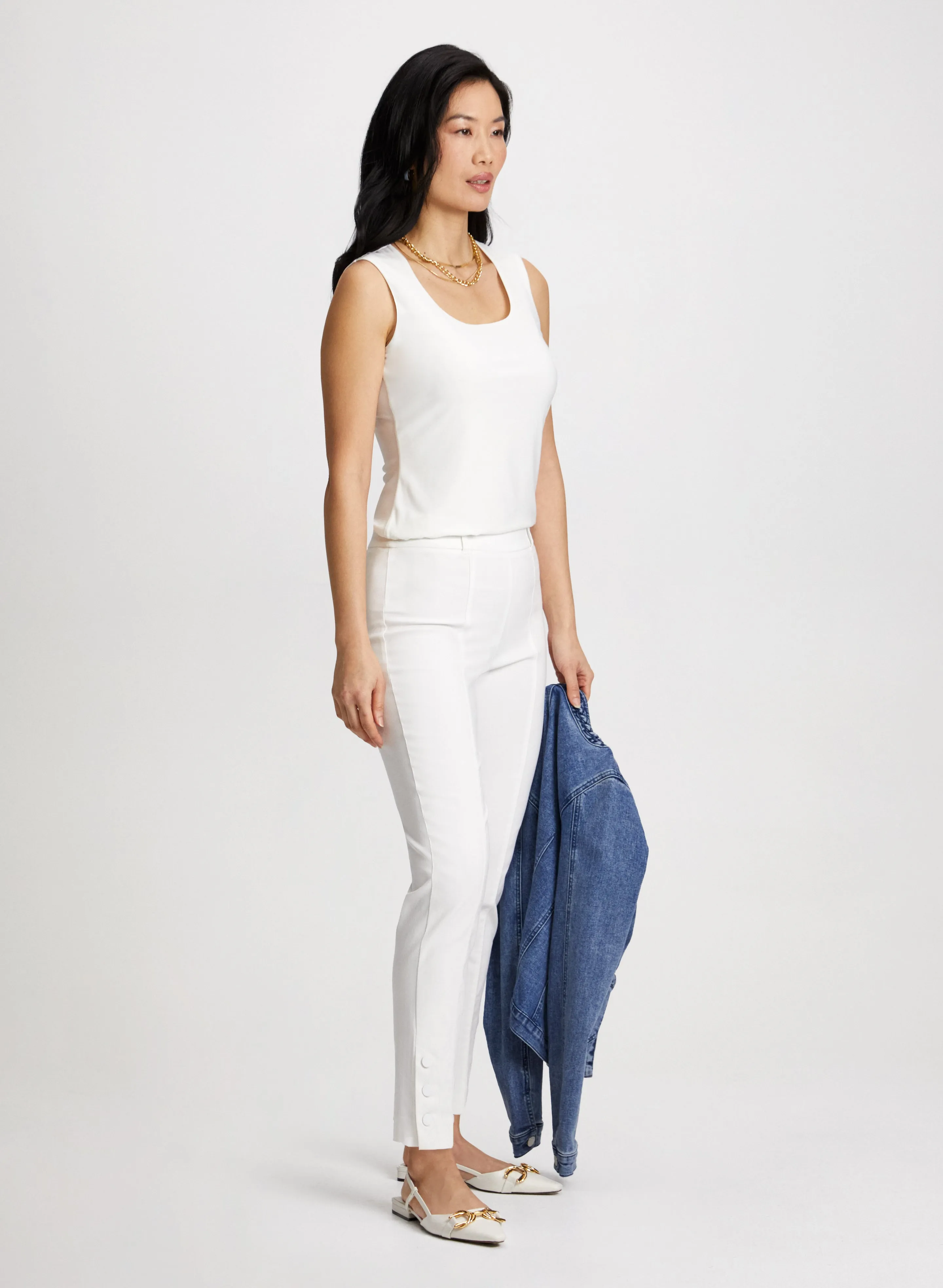Slim Pull-On Ankle Pants sold by Laura product image thumbnail 4