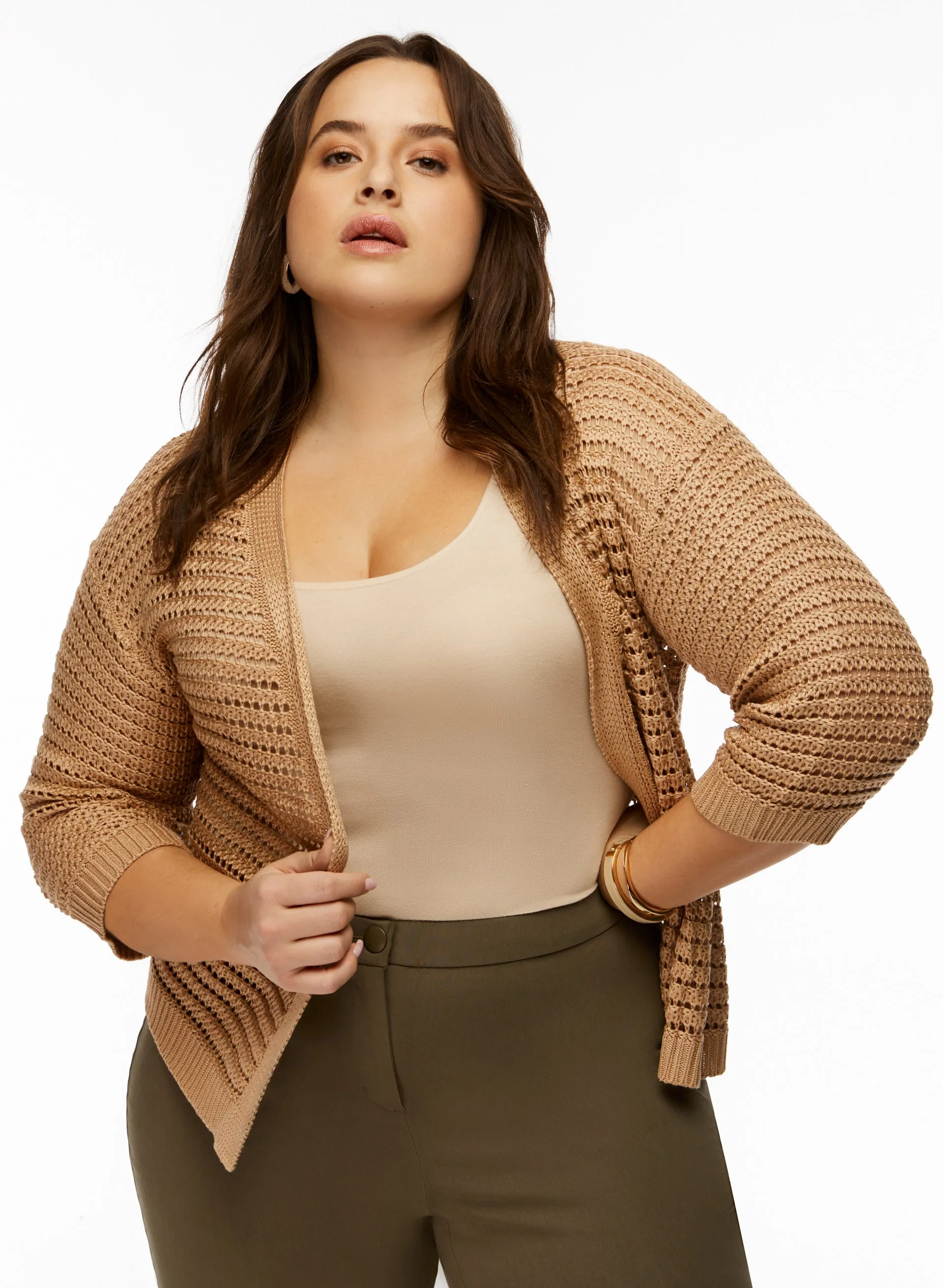 Open Front Knitted Cardigan sold by Laura product image thumbnail 5