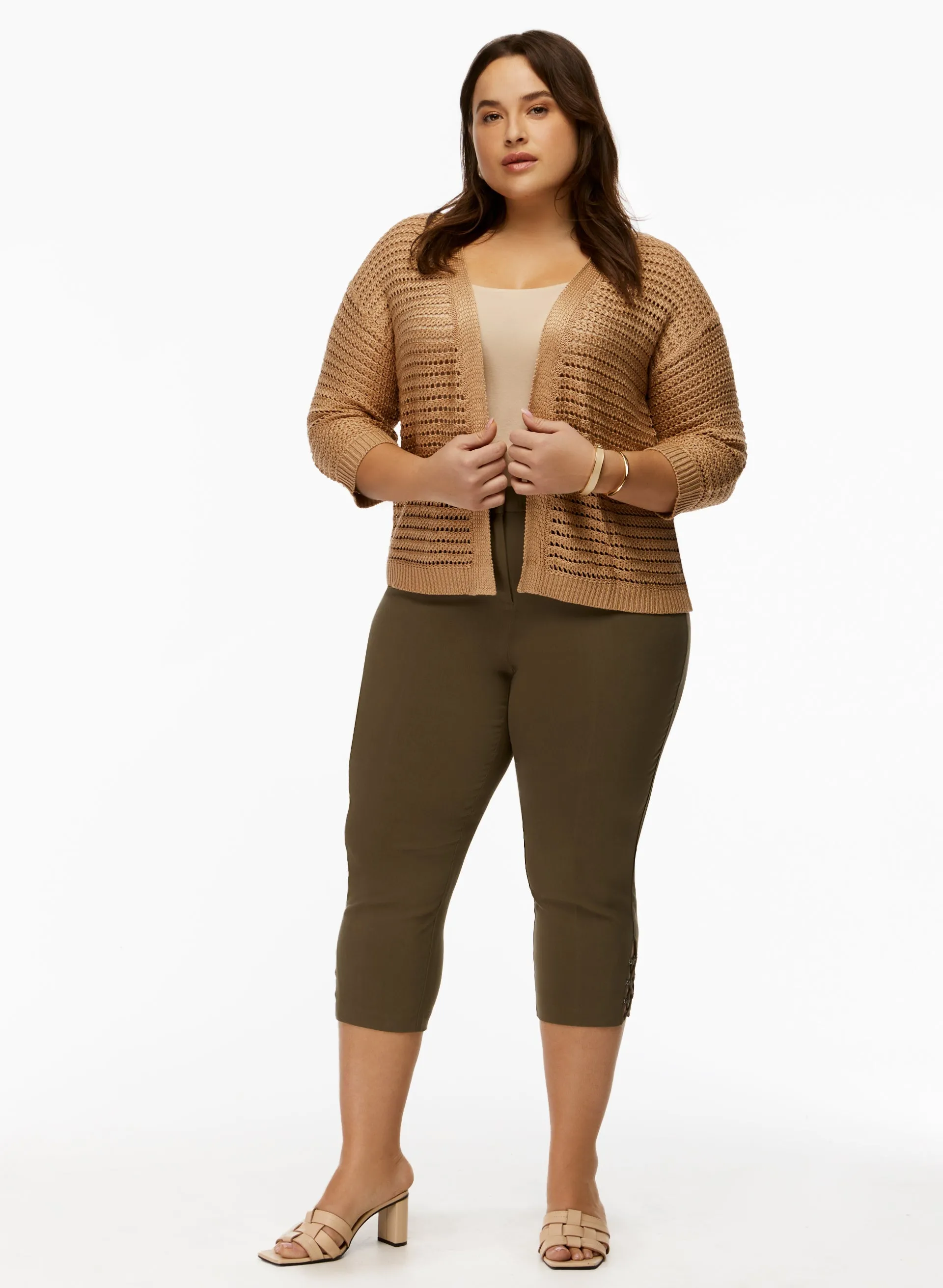 Open Front Knitted Cardigan sold by Laura product image thumbnail 3