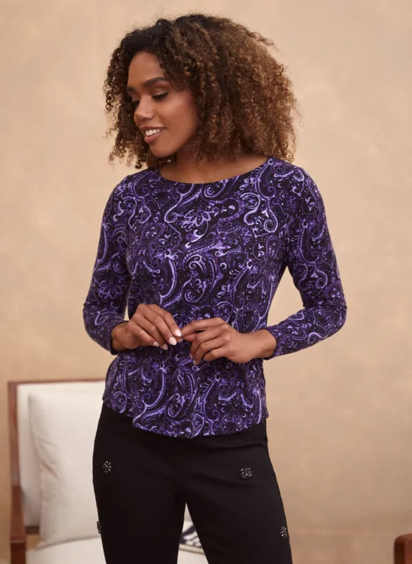 Paisley Print Top sold by Laura