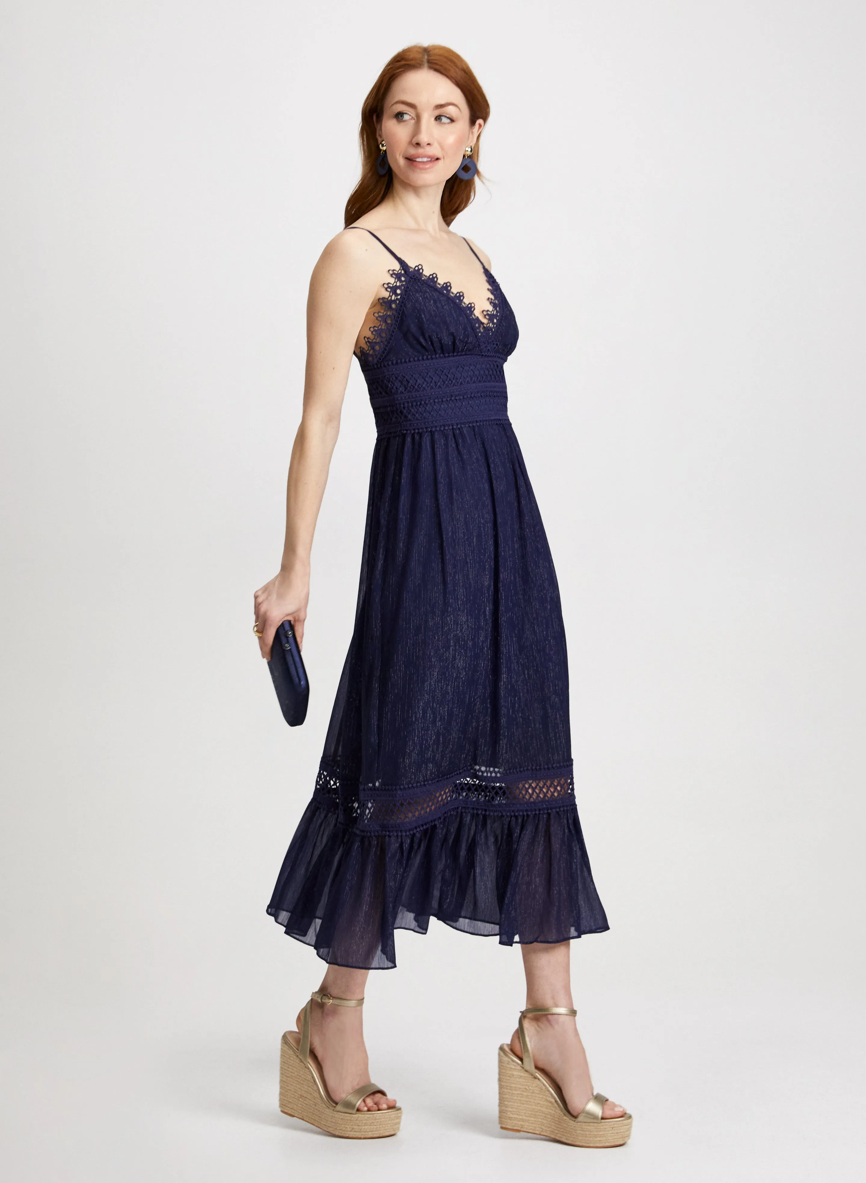 Lace-Trim Sleeveless Maxi Dress sold by Laura product image thumbnail 3