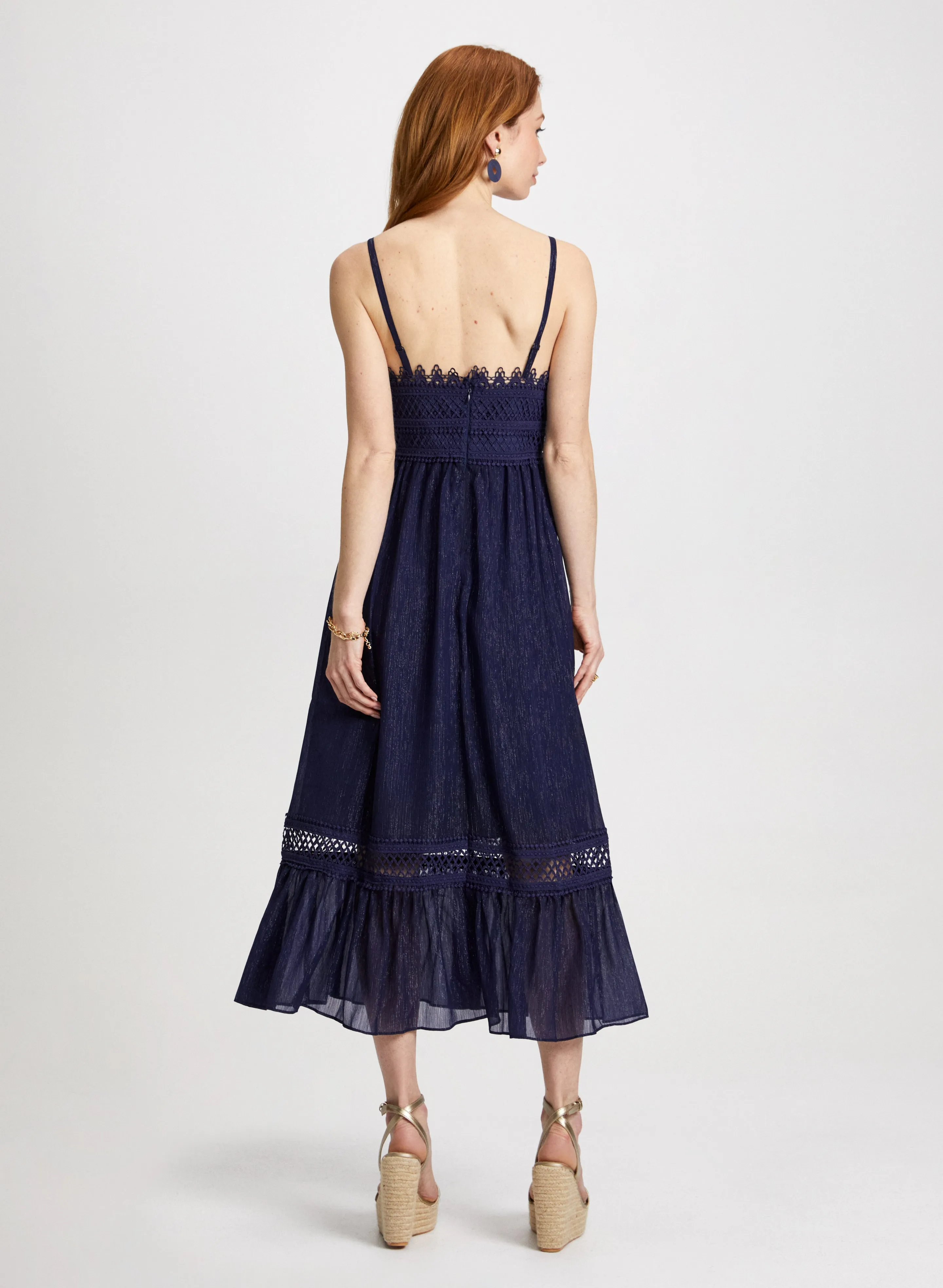 Lace-Trim Sleeveless Maxi Dress sold by Laura product image thumbnail 2