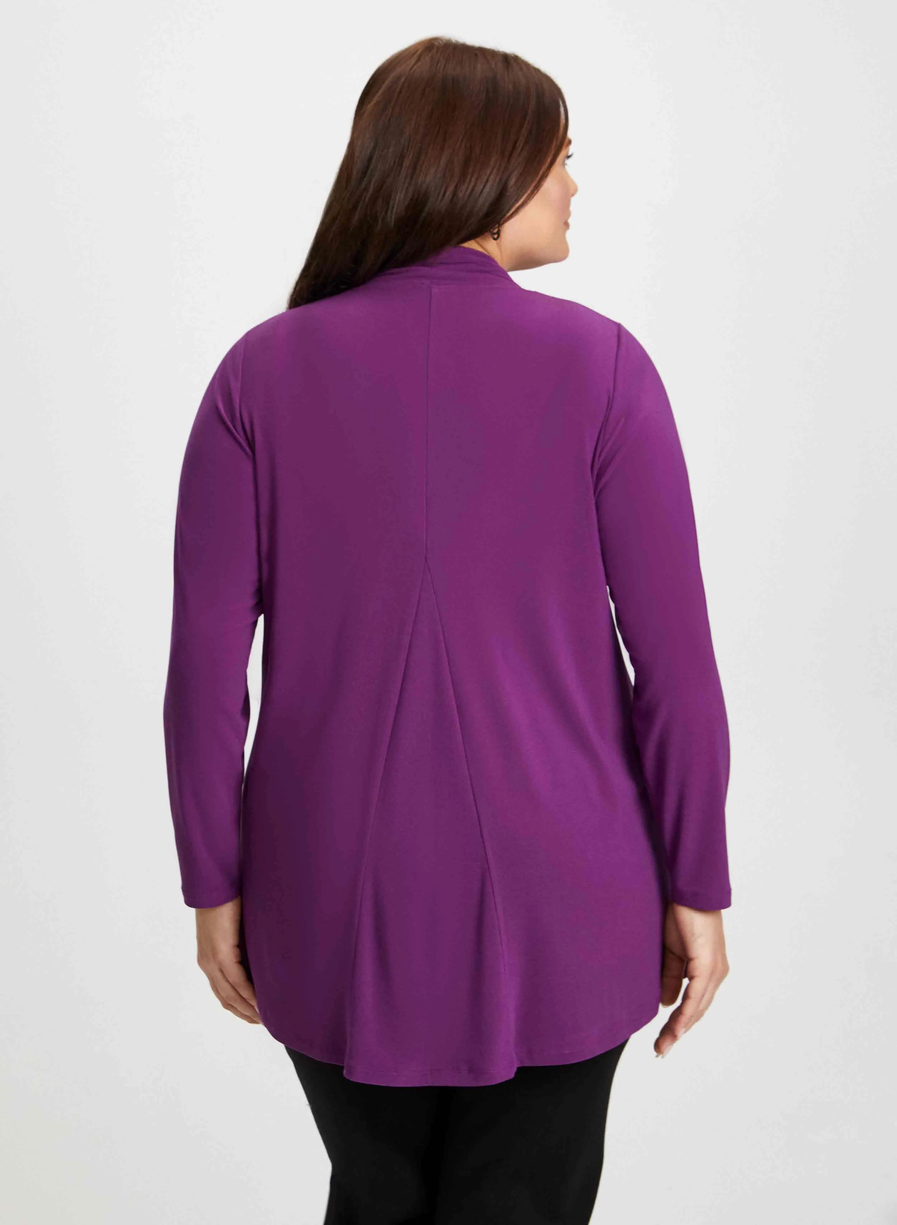 Neck Tie Detail Long Sleeve Top sold by Laura product image thumbnail 4