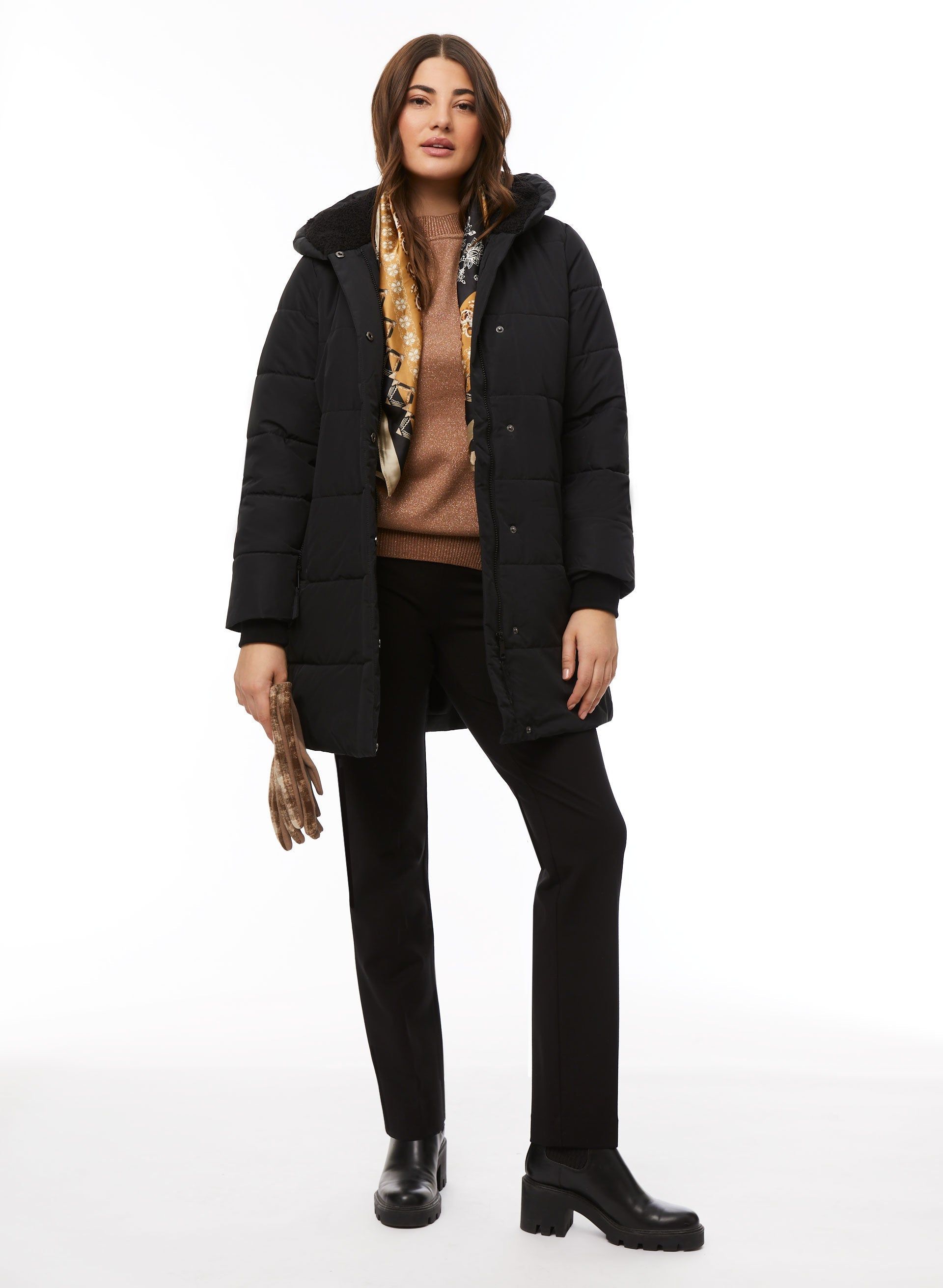 Vegan Down Quilted Coat sold by Laura product image thumbnail 3