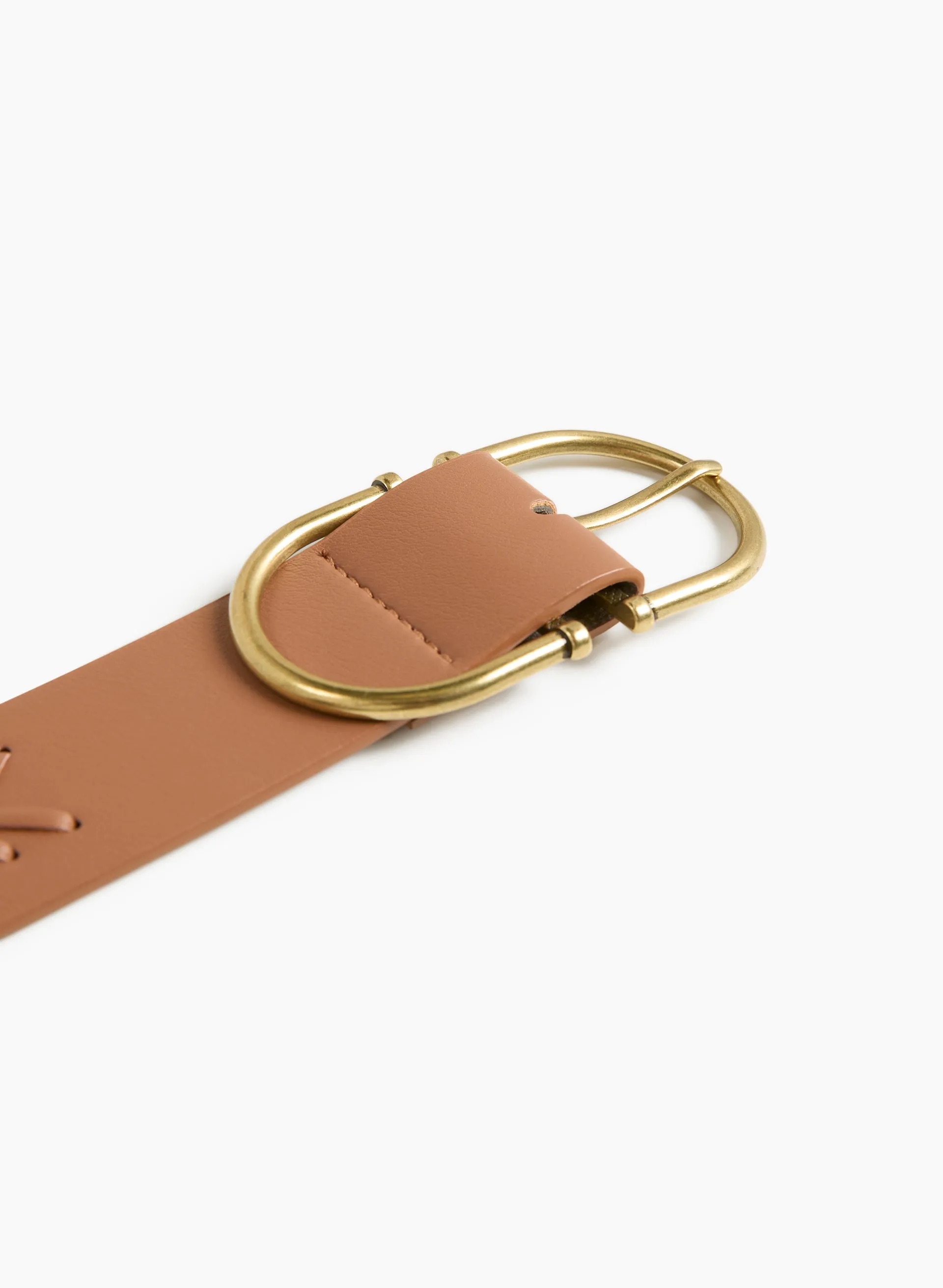 Horseshoe Buckle Braided Belt sold by Laura product image thumbnail 2