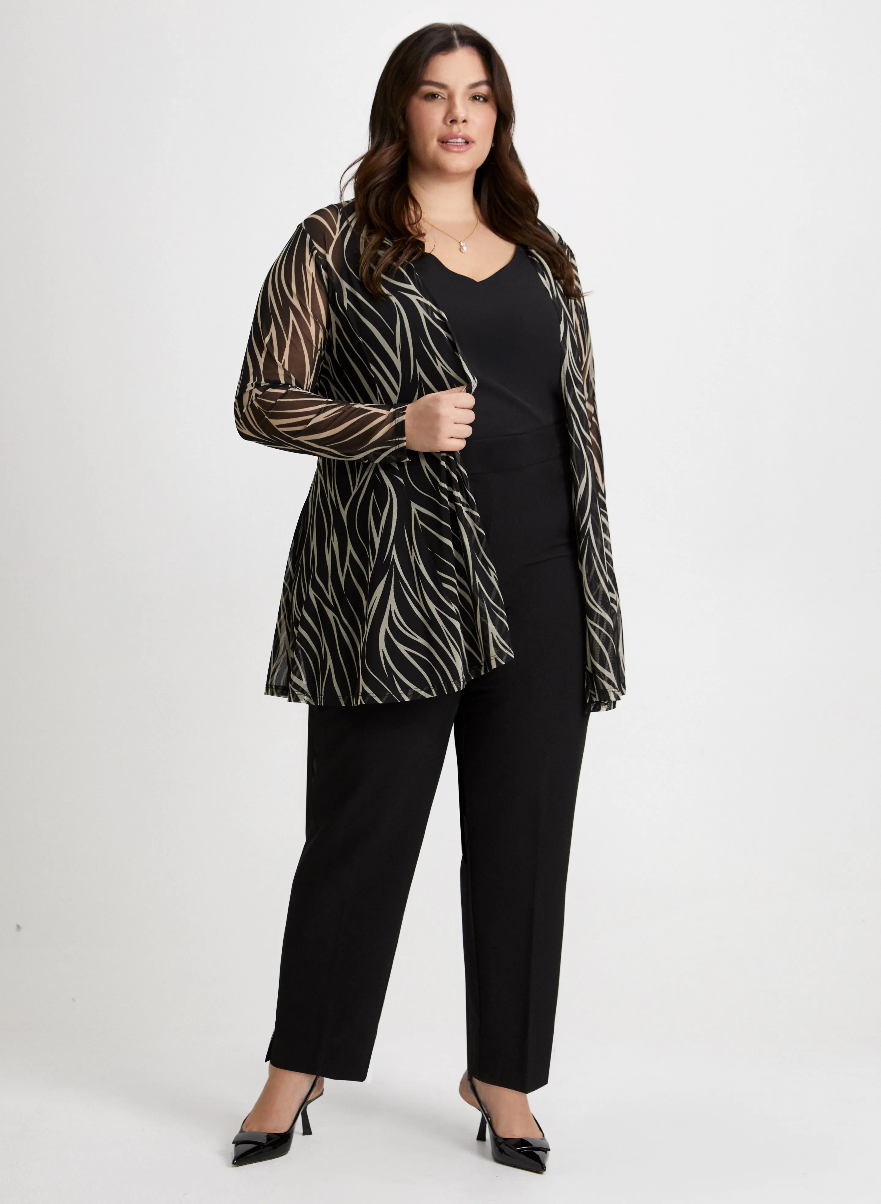 Zebra Print Tunic & City Fit Pants sold by Laura