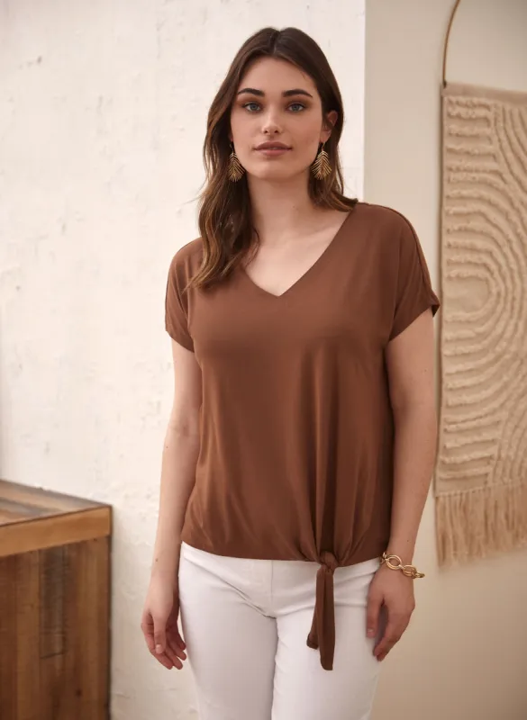 Tie Detail Tee sold by Laura