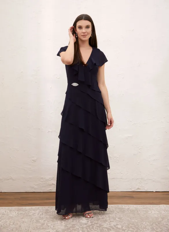 Asymmetric Tiered Dress sold by Laura