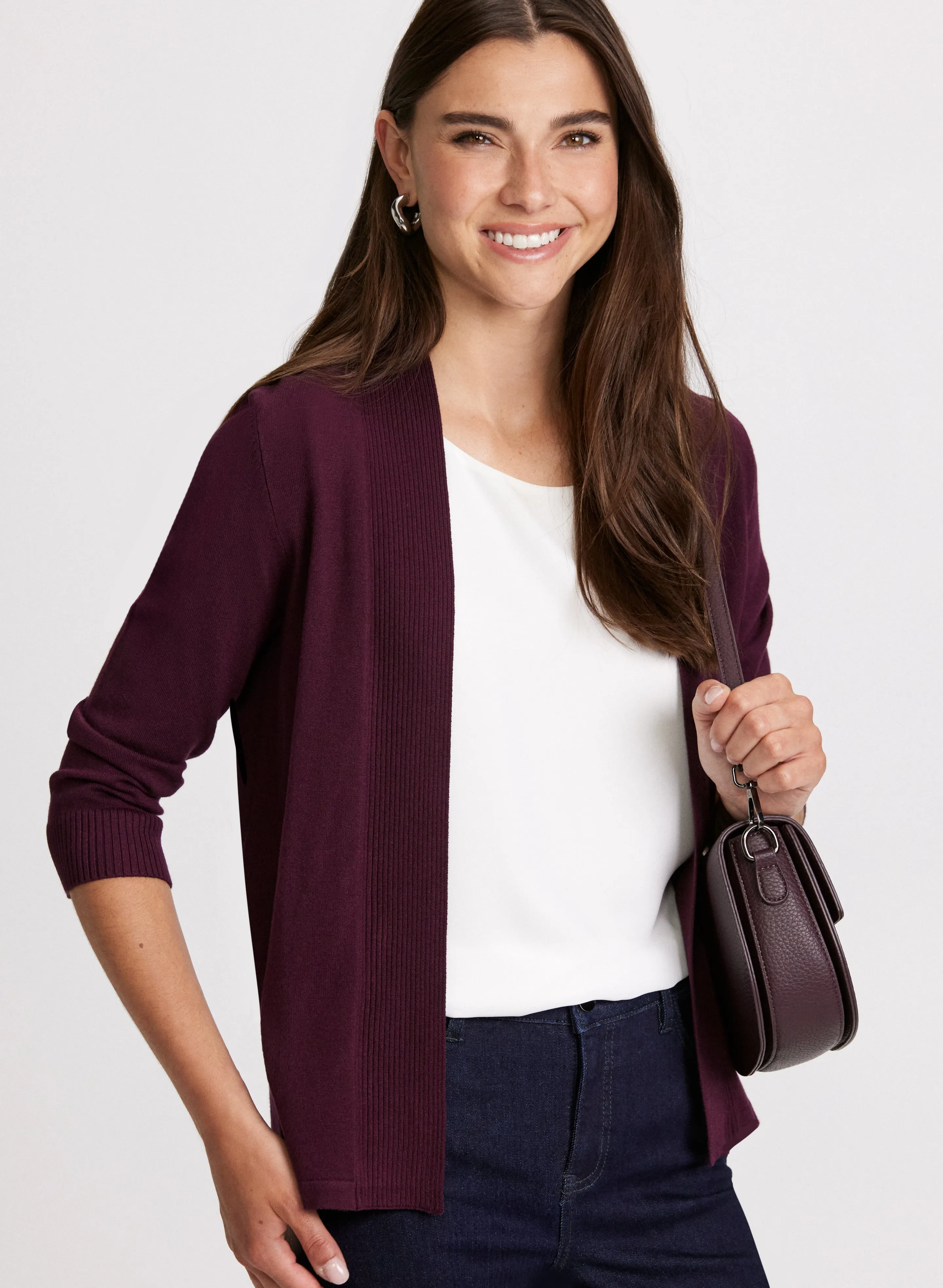 Pointelle Stitch Cardigan sold by Laura product image thumbnail 5