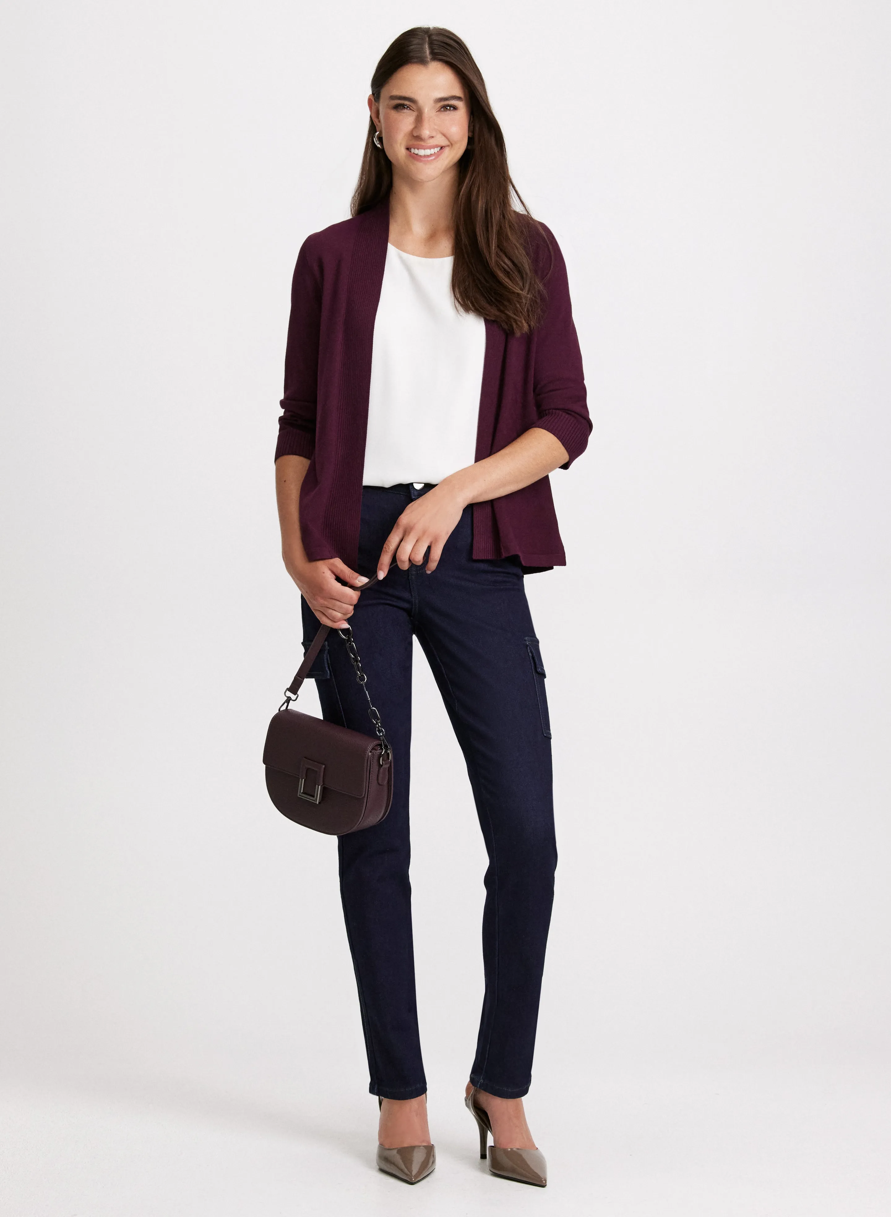 Pointelle Stitch Cardigan sold by Laura product image thumbnail 3