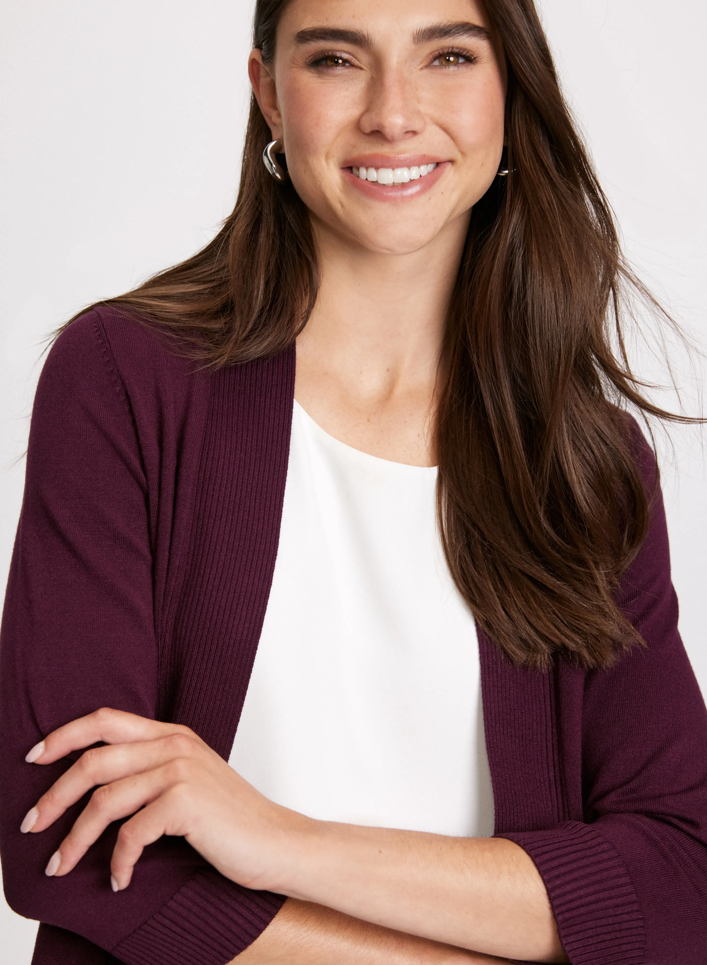 Pointelle Stitch Cardigan sold by Laura product image thumbnail 2