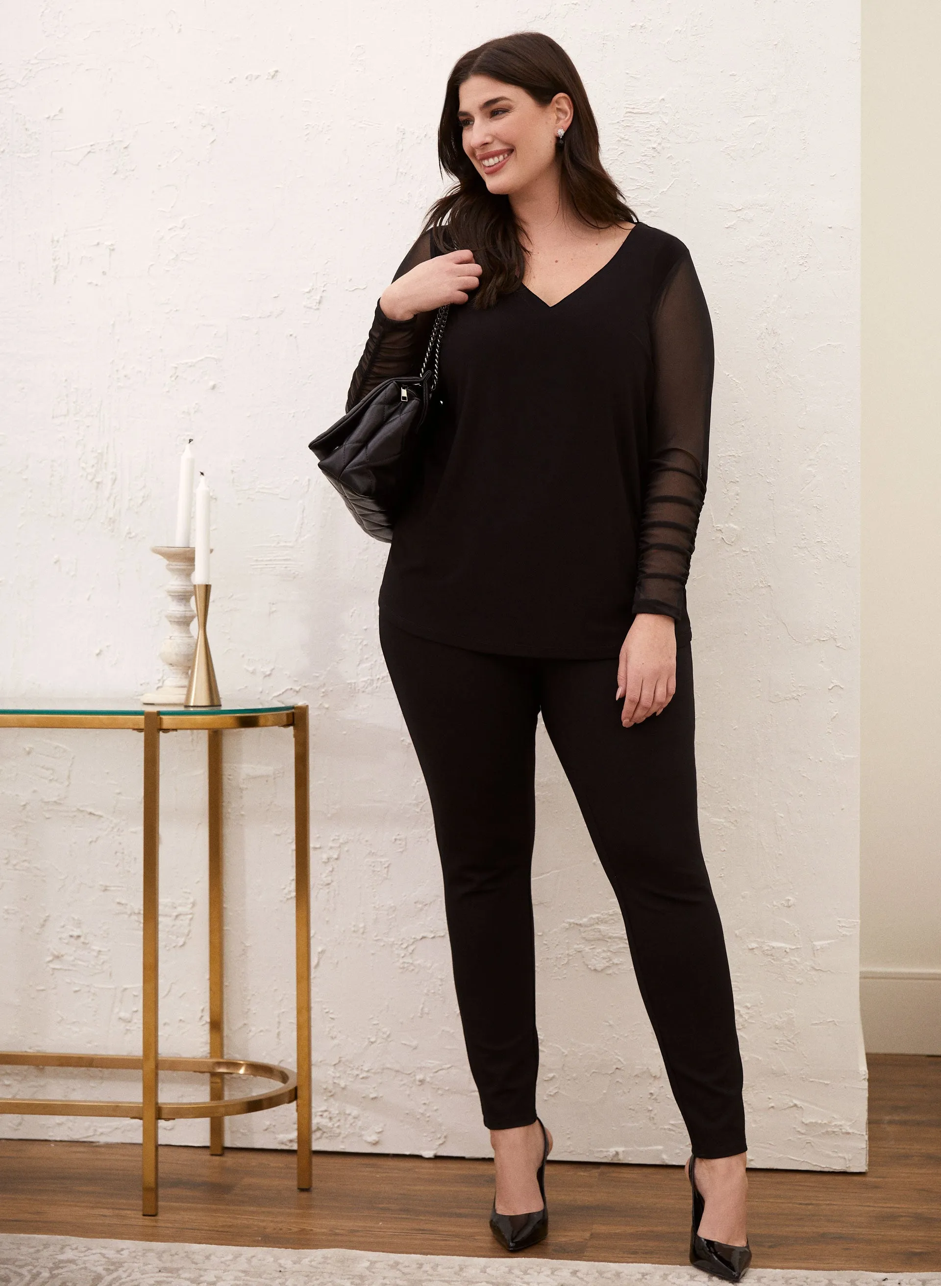 Mesh Sleeve Top sold by Laura product image thumbnail 4