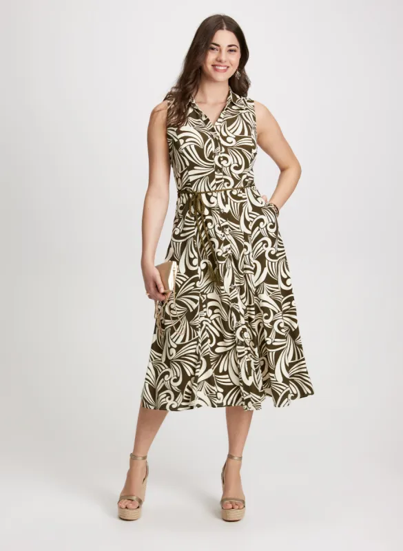 Geometric Print Day Dress sold by Laura