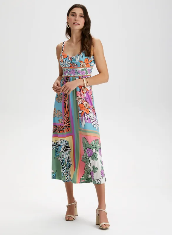 Tropical Print Maxi Dress sold by Laura