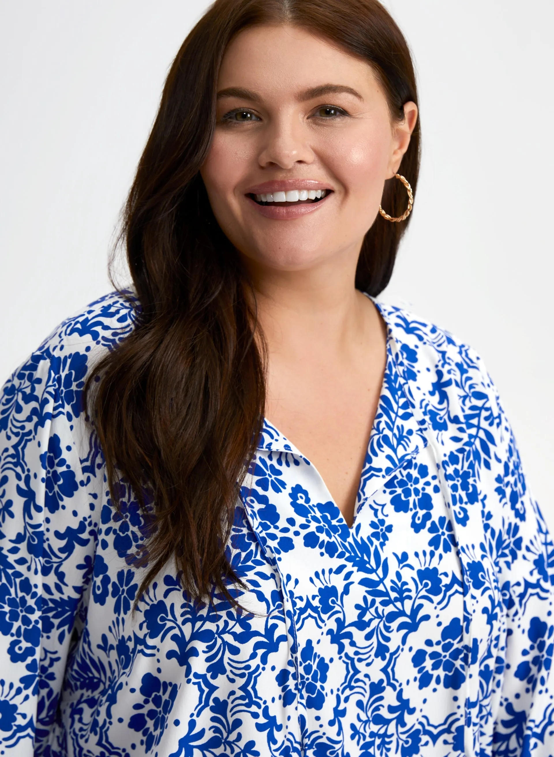 Floral & Leaf Print Blouse sold by Laura product image thumbnail 2