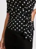 Side-Tie Polka Dot Top sold by Laura