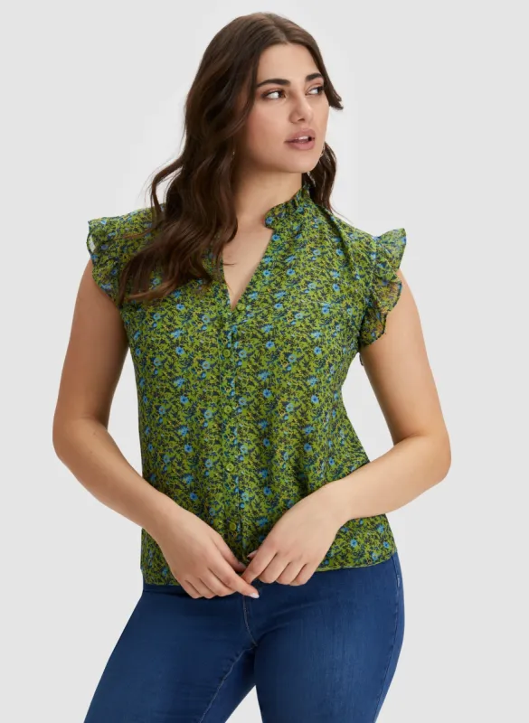 Floral Print Blouse sold by Laura